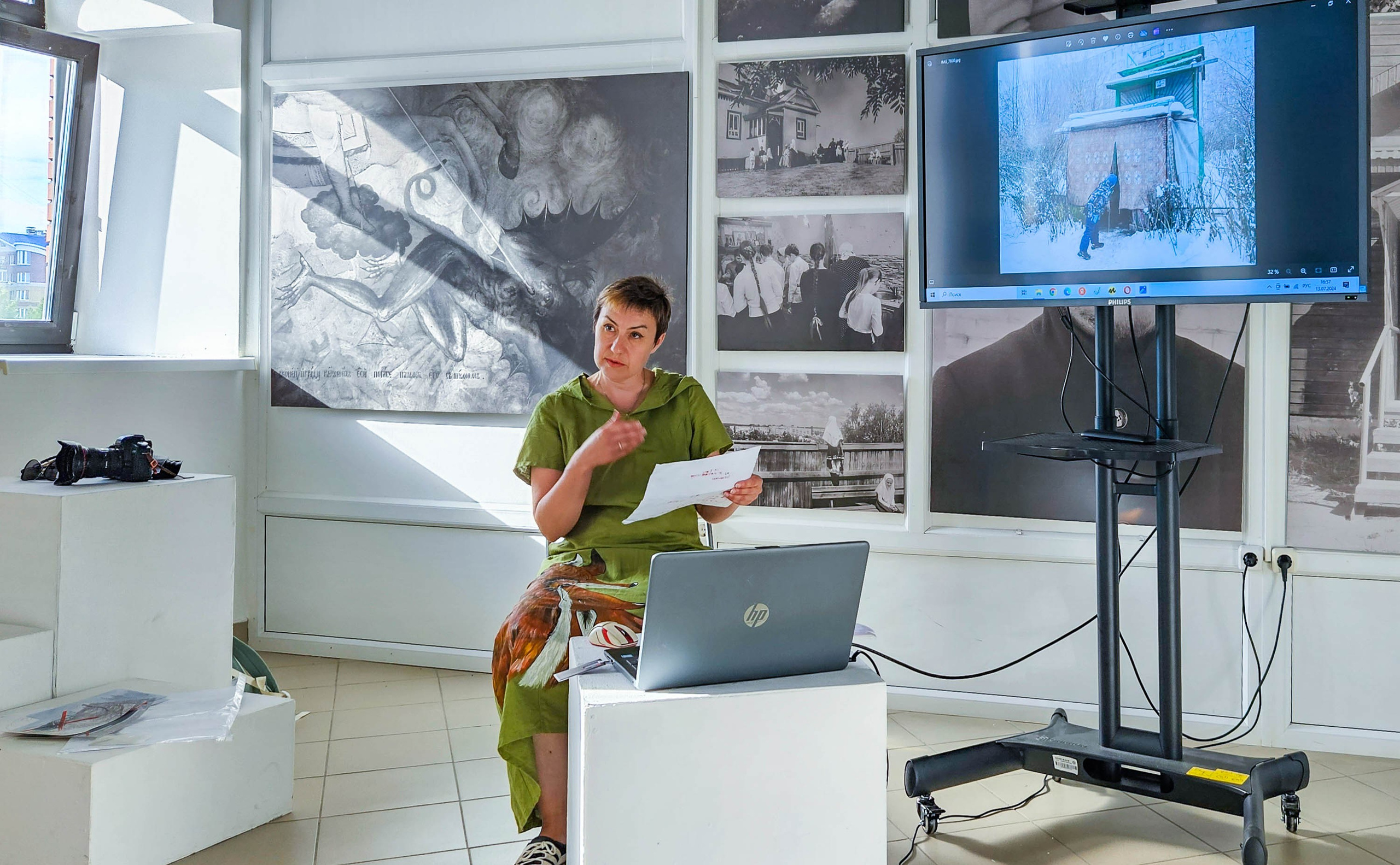 Моя творческая встреча в «Башне», посвященная проекту «Они смотрят в небо». Фотограф в Москве Татьяна Макотра