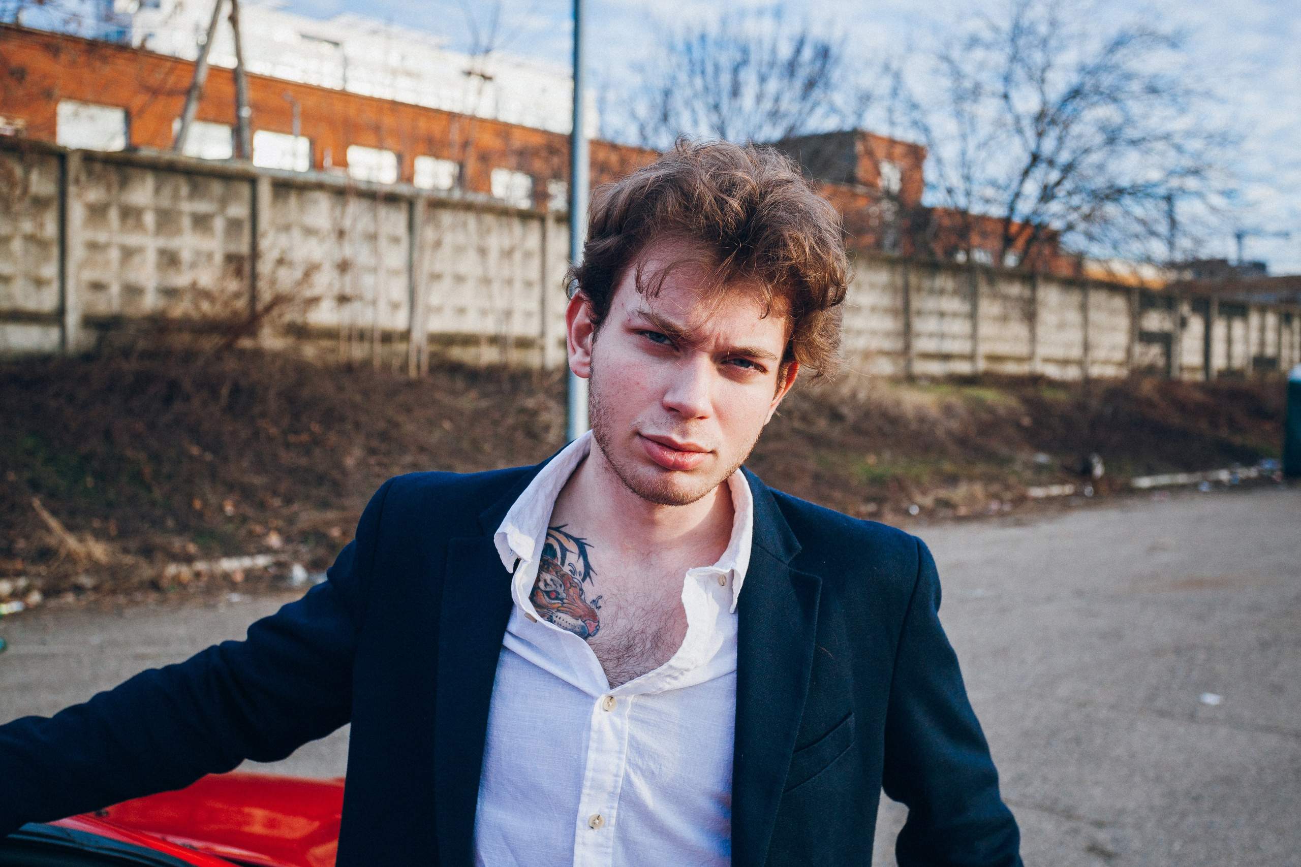 Имиджевая съемка с машиной. Фотограф Денис Денисов