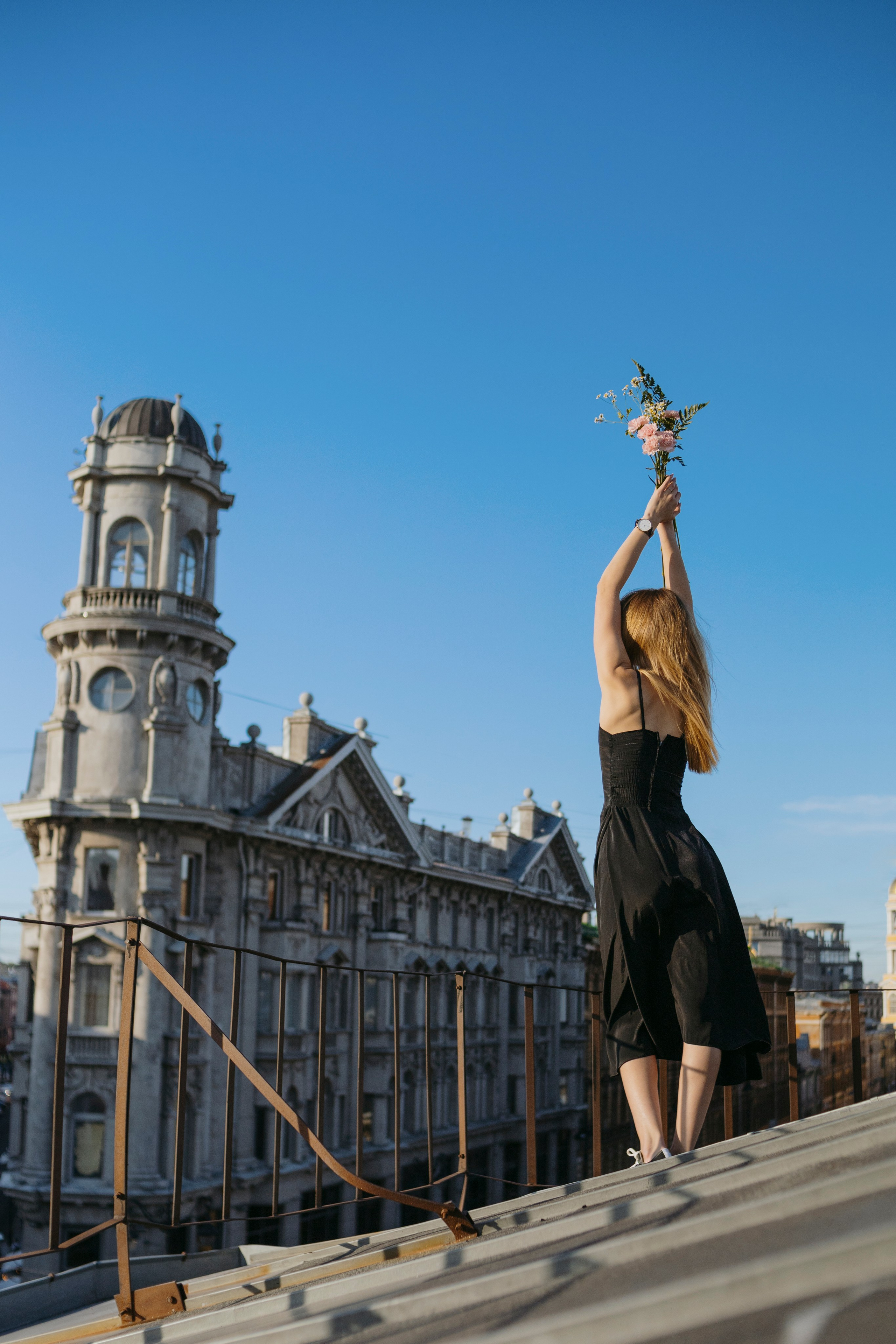 Фотосессия на крыше в Санкт-Петербурге. Портретный Фотограф Александр «Konevtsoph» В Санкт-Петербурге