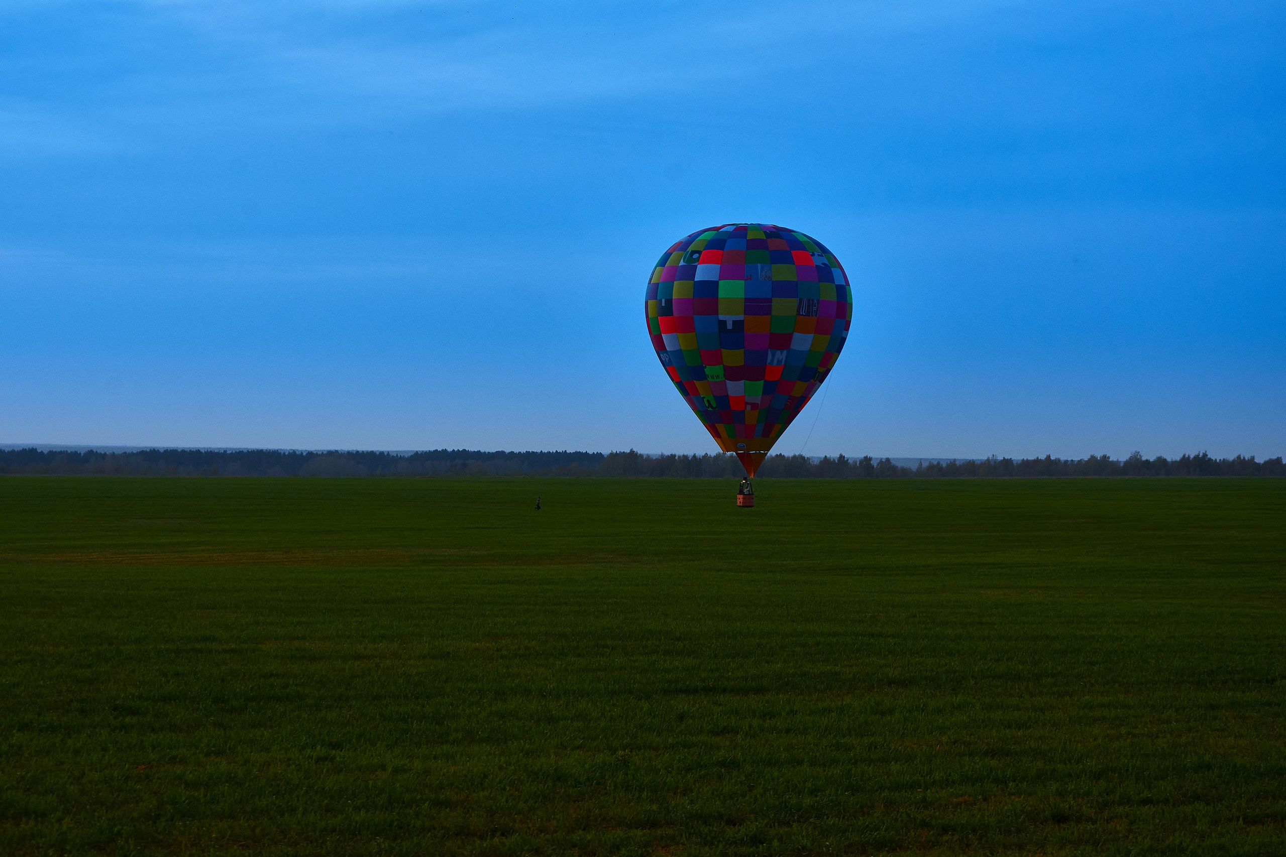 На большом воздушном шаре. Ольга Чёкотова (Фотограф Кострома)