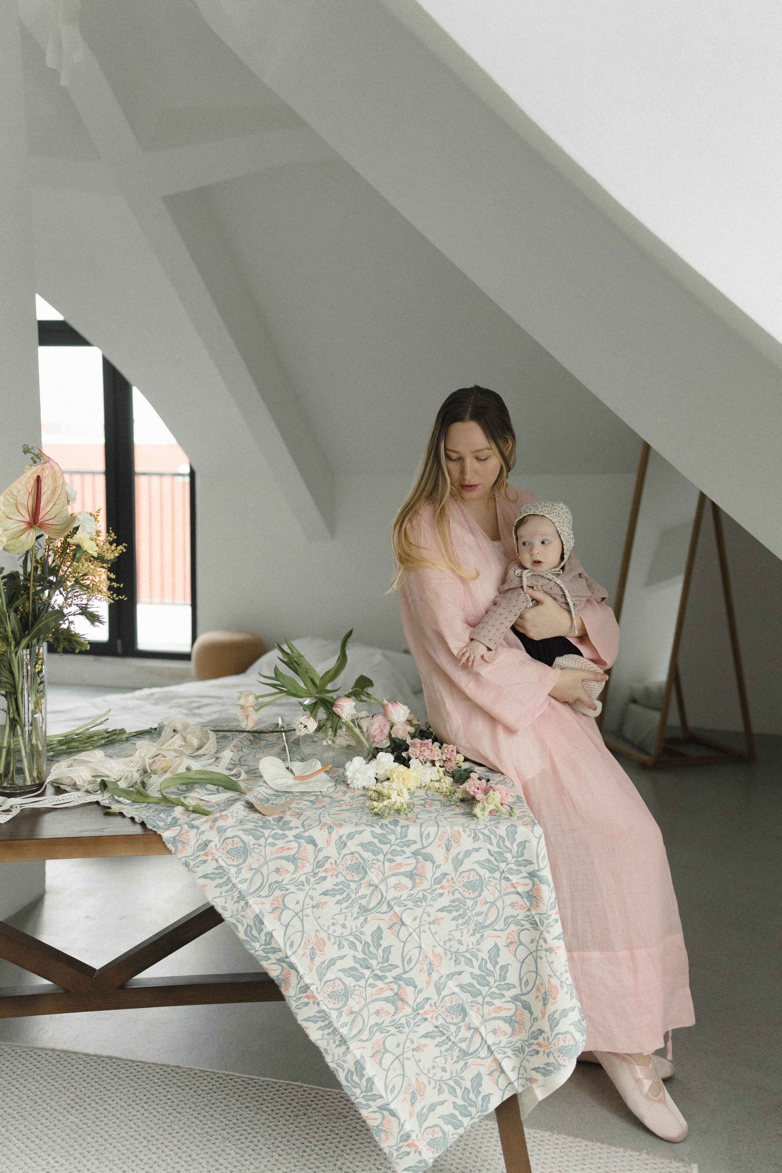 Утро с мамой. Фотография о важном