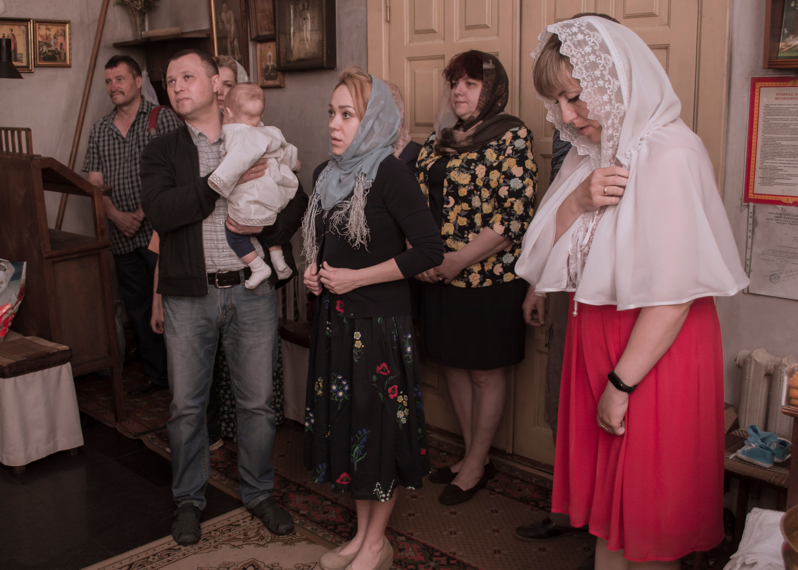 Крещение Никиты в храме Михаила Тверского г. Тверь. Фотограф Евгений Егоров