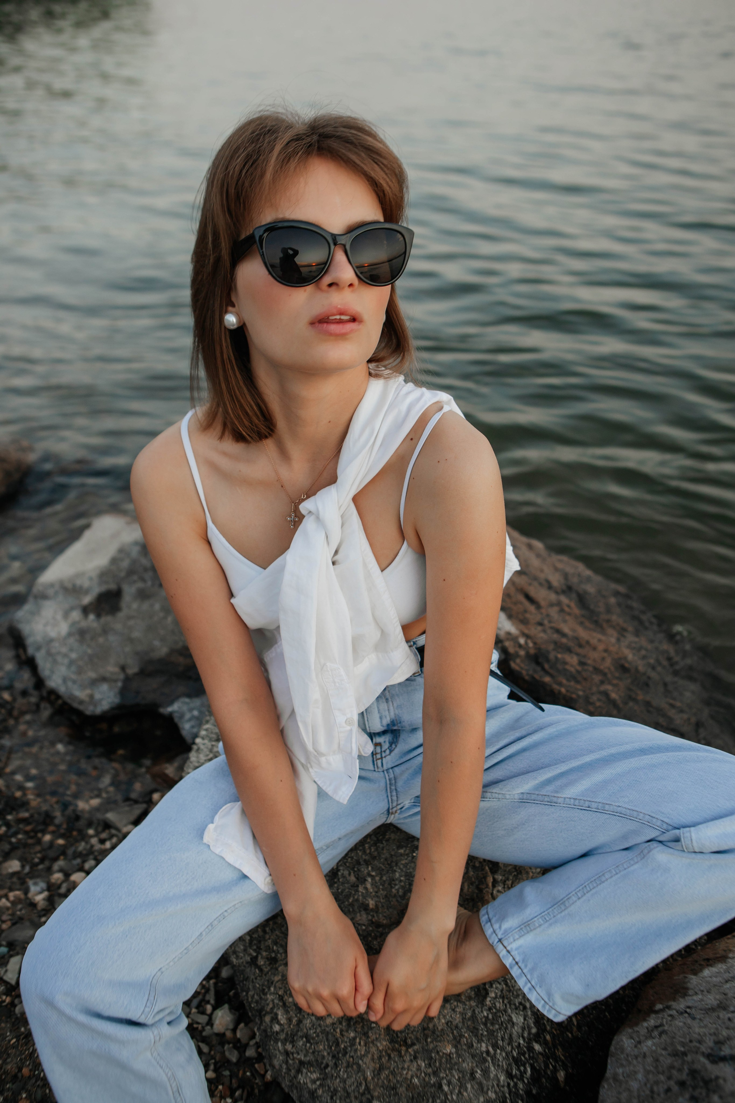 Анастасия у реки. Фотограф Санкт-Петербург Раднаева Юлия