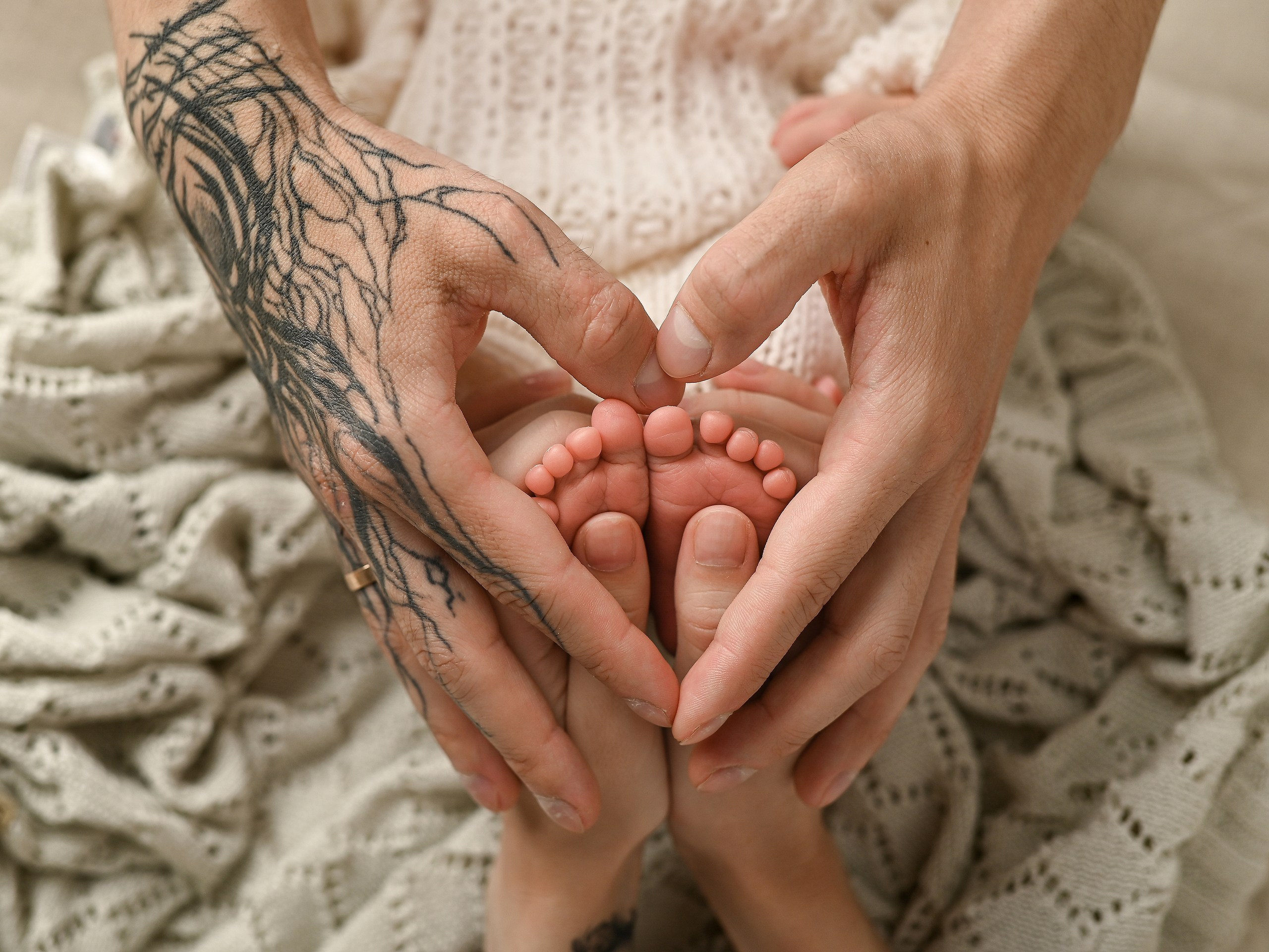 Лайфстайл с элементами ньюборн. Фотограф новорождённых малышей в Краснодаре Татьяна Нагорная