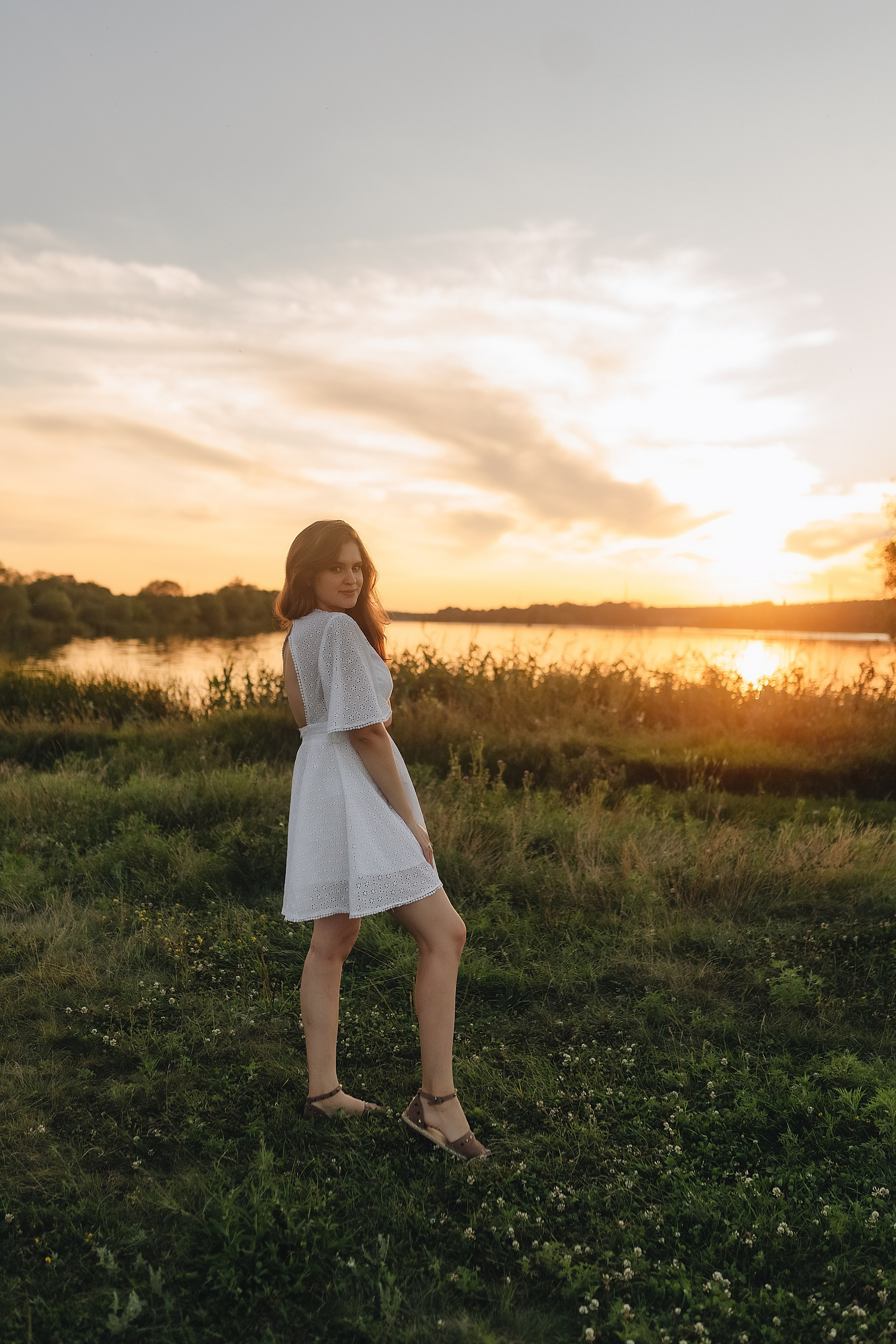 Светлана, Сергей и Женя | Семейная съемка на закате. Фотограф Карина Шмулёва. Воронеж и область