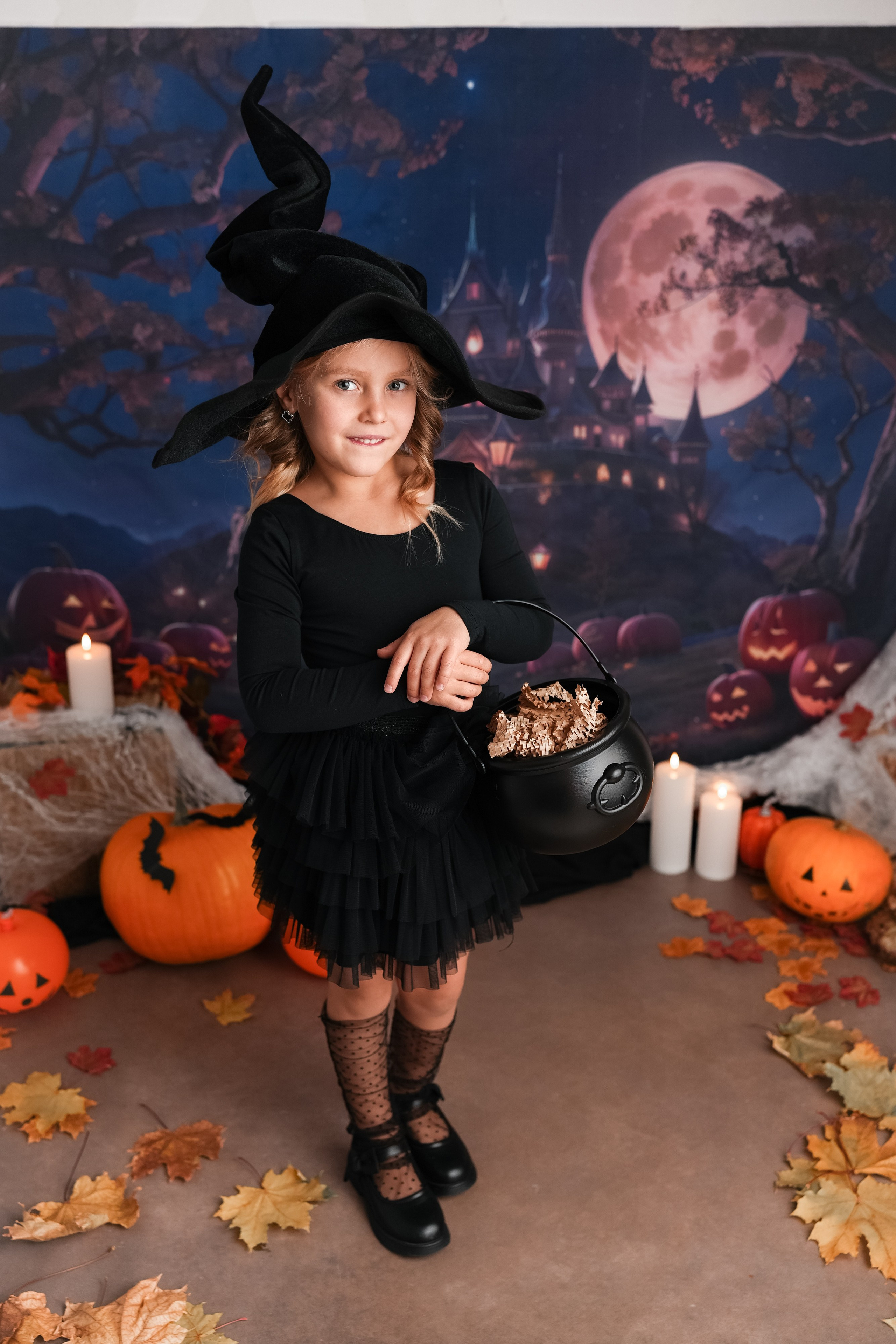 Проект Хэллоуин. Фотограф новорожденных и детский фотограф в Екатеринбурге Ксени