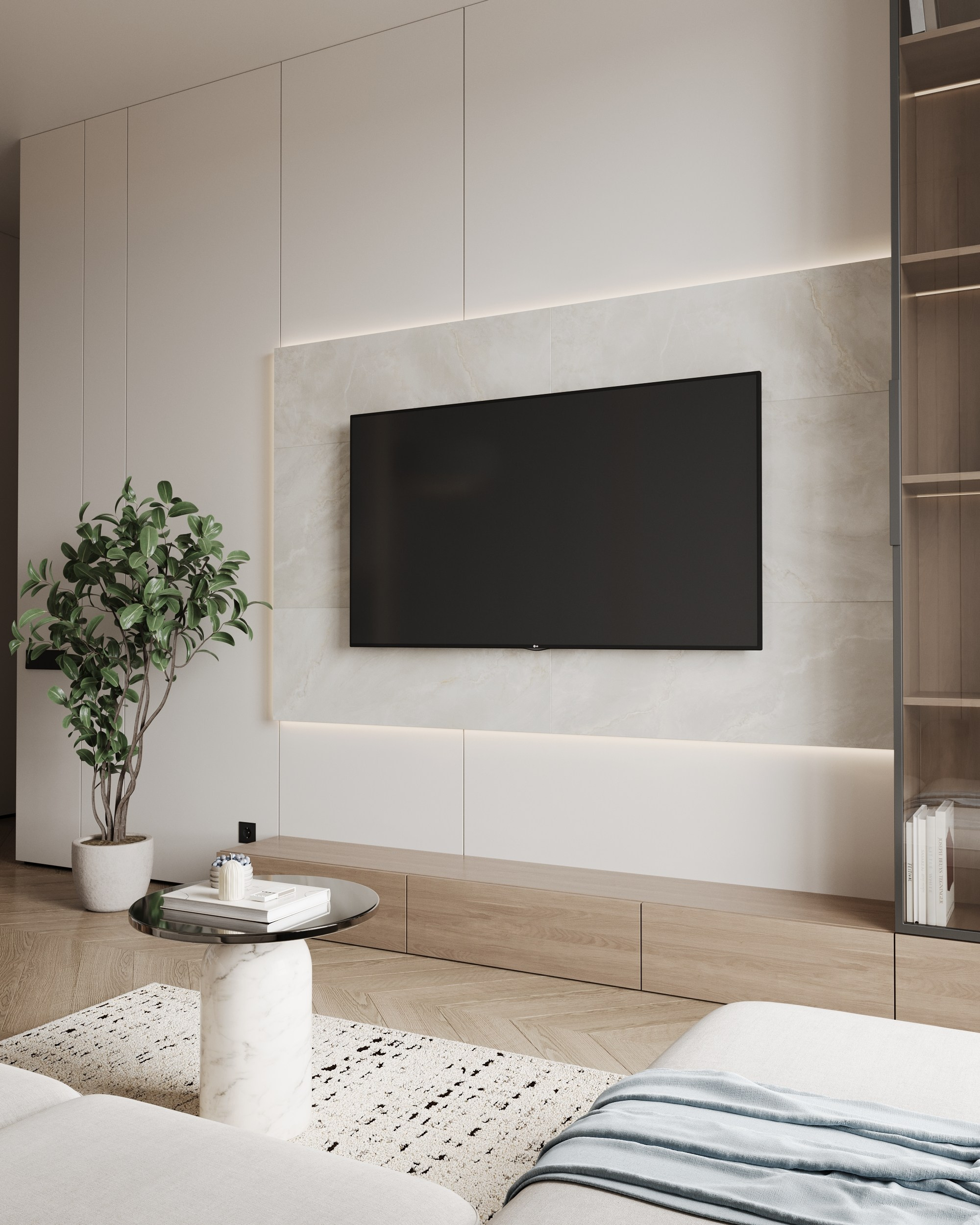 SKY BLUE. Дизайн интерьера | 3D визуализация | Миланская Марина