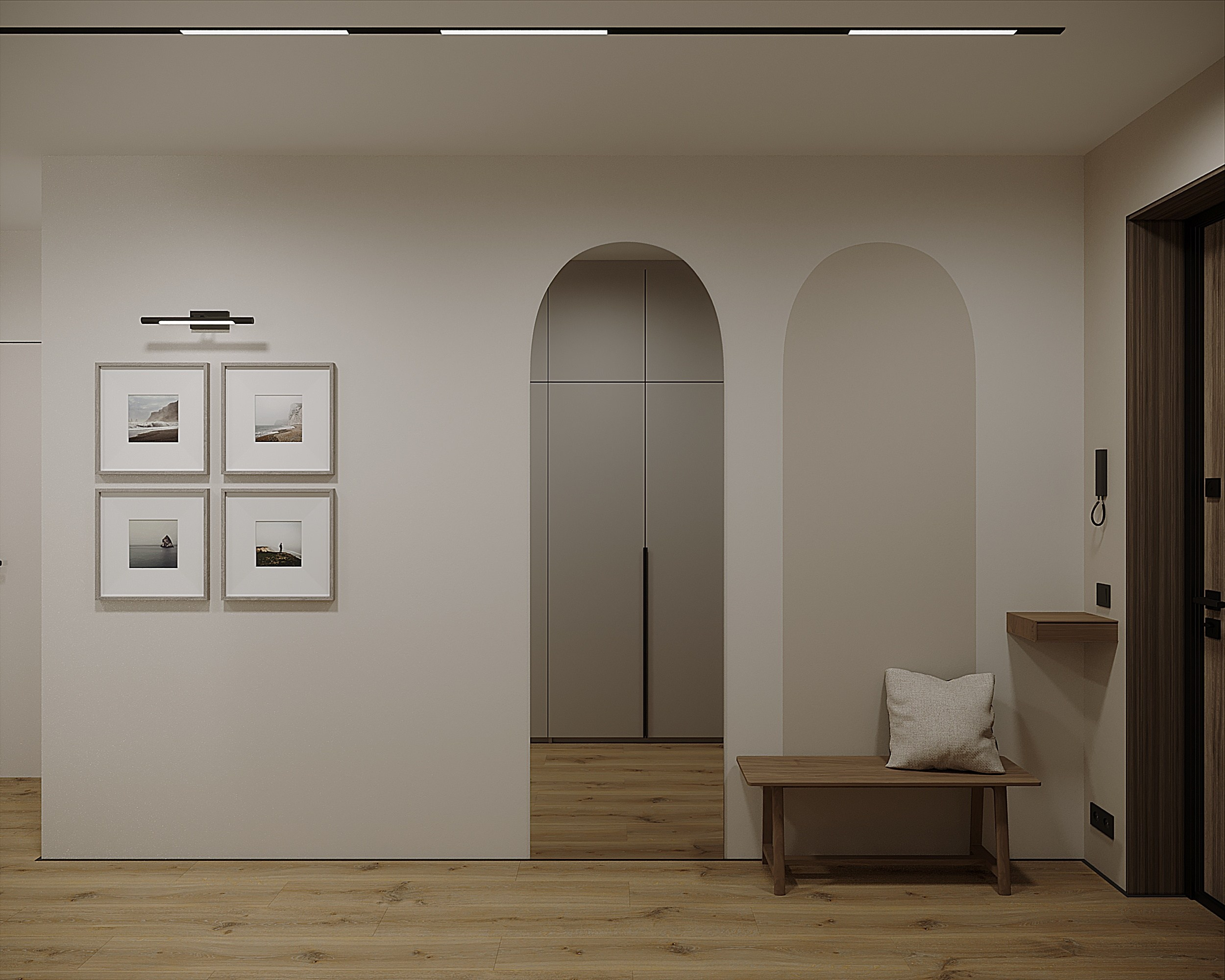 Квартира в стиле джапанди. Lina architector | Дизайн интерьера