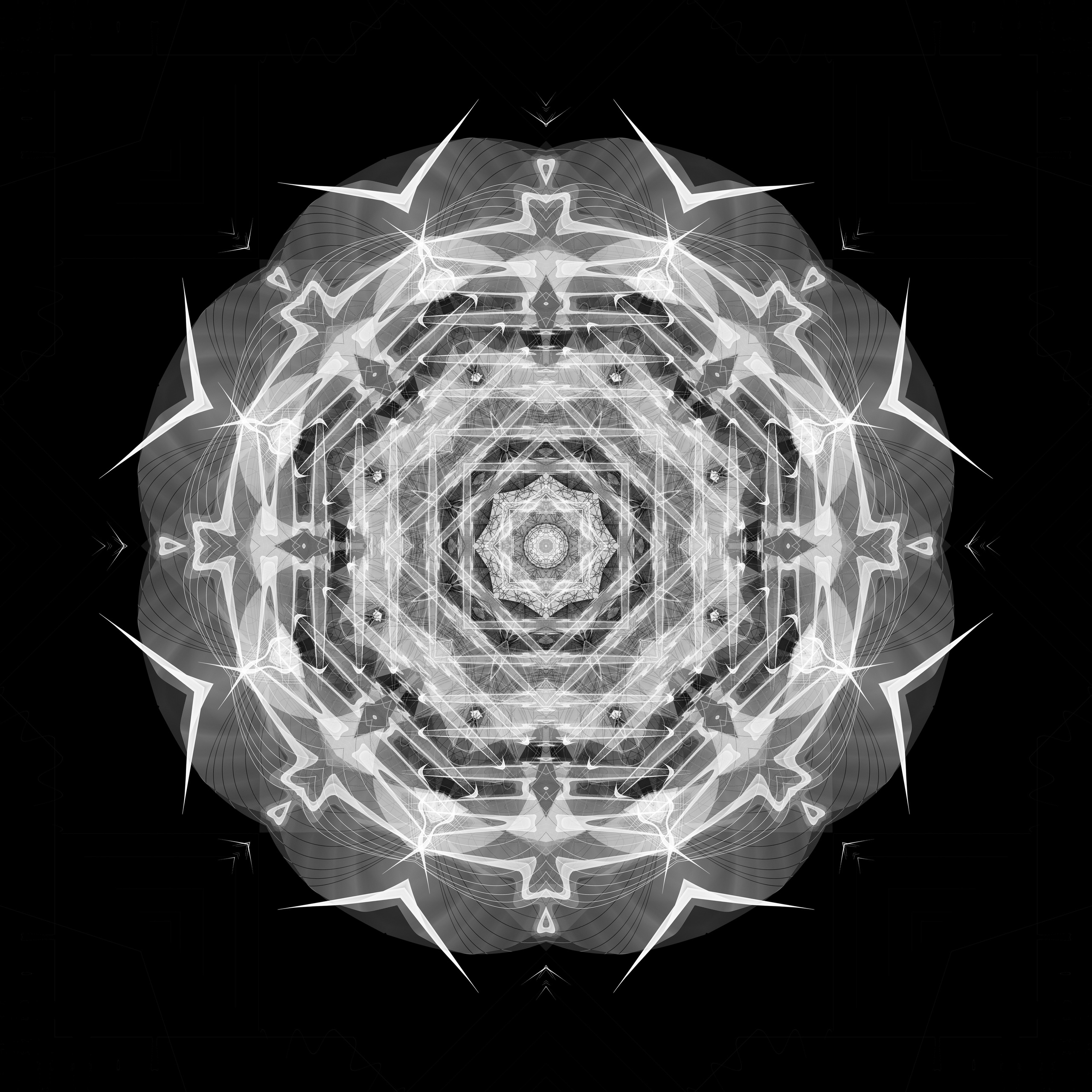 Flame Mandala of a tube TV. Roman Hodirev is an esoteriologist, multidisciplinary artist, photographer and musician. Saint Petersburg, Riga