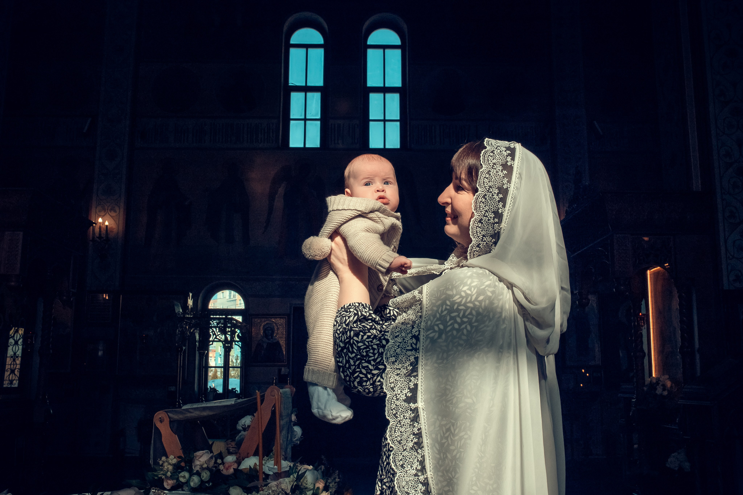 Церковь преподобномученицы великой княгини Елисаветы Феодоровны. Екатерина Крапивина фотограф церковных Таинств в Нижний Новгороде