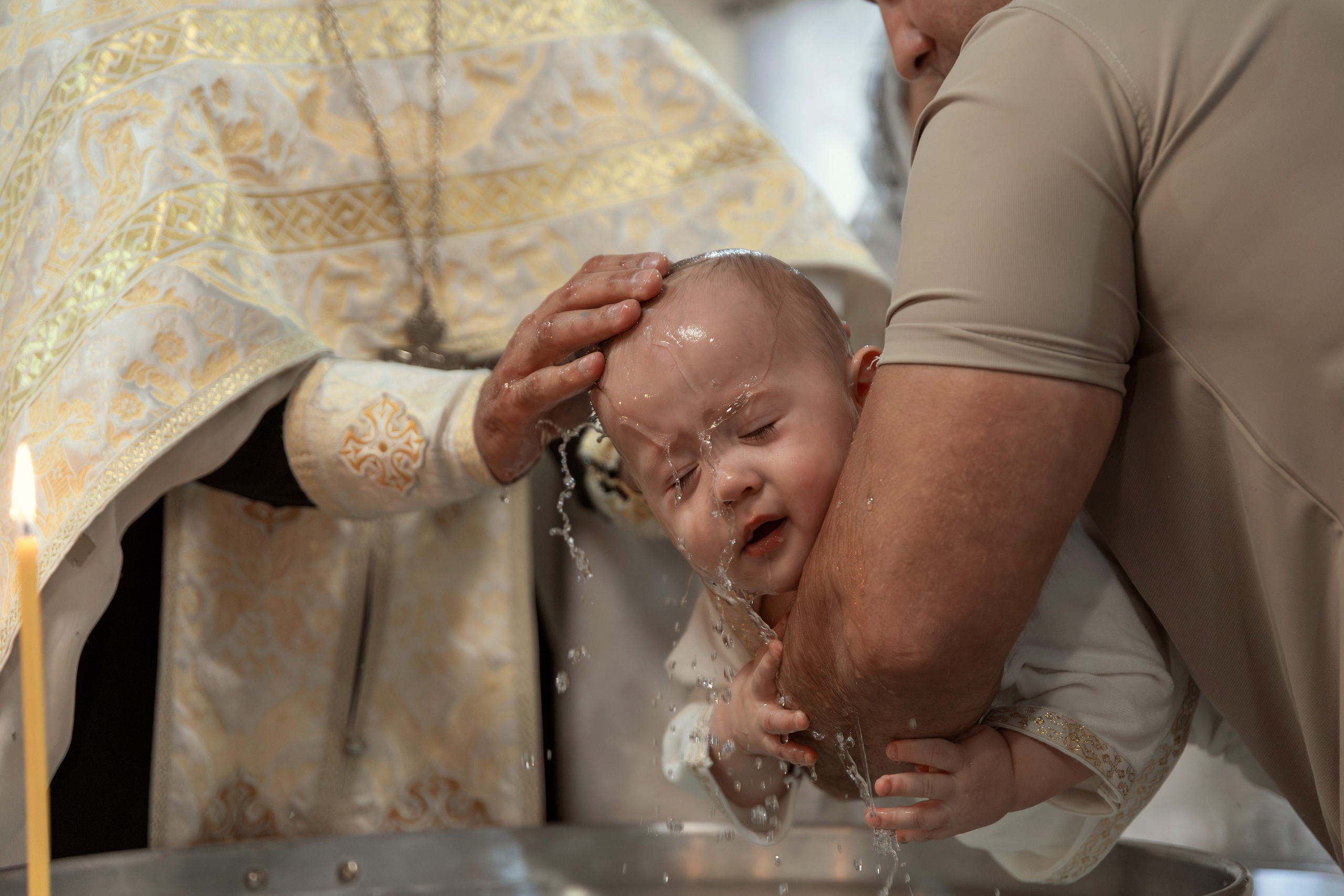 Крещение Алексея и Константина. ТОП Фотограф на Крещение и Венчание Железногорск Алексей Мещеряков
