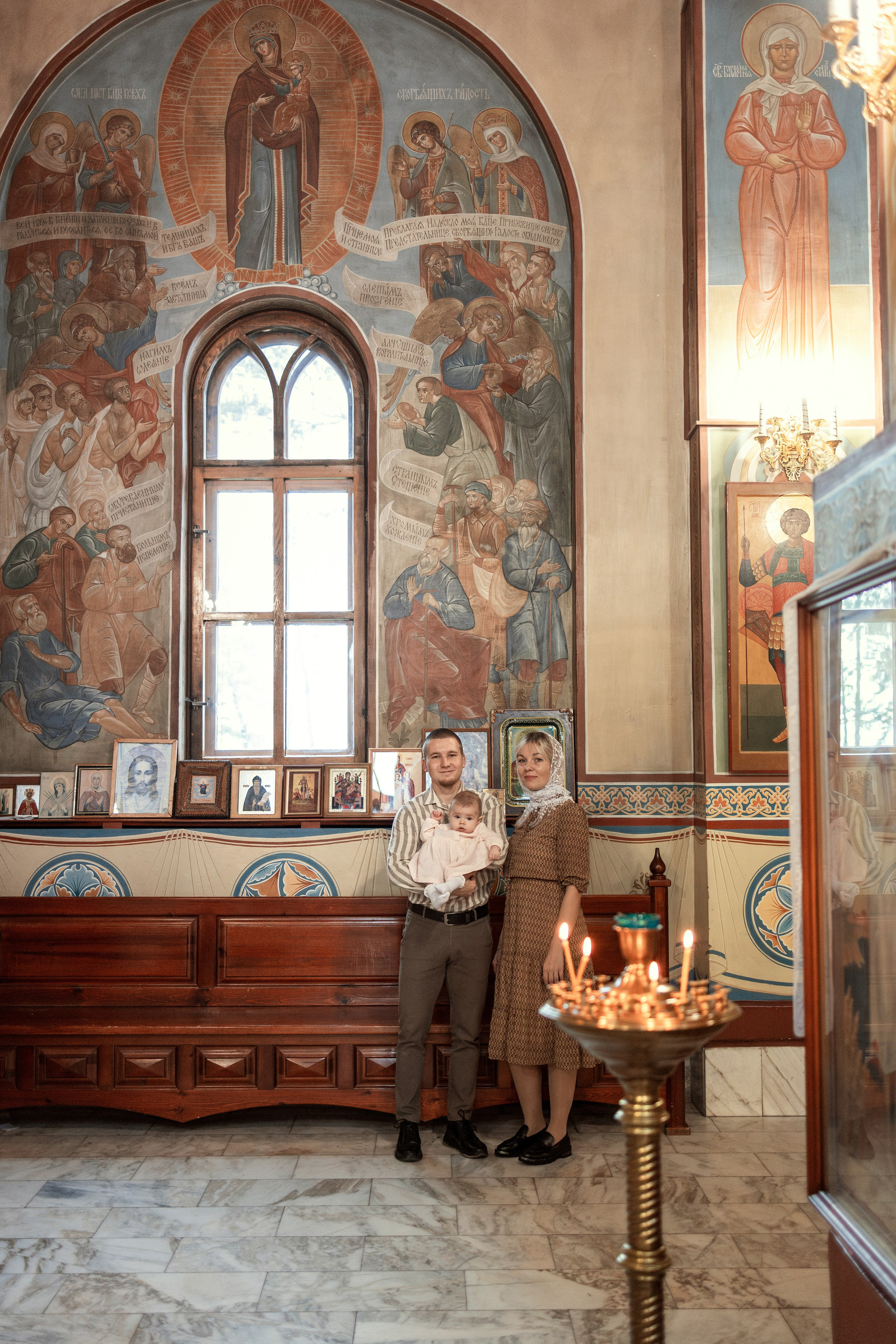 Крещение Дарии. ТОП Фотограф на Крещение и Венчание Железногорск Алексей Мещеряков