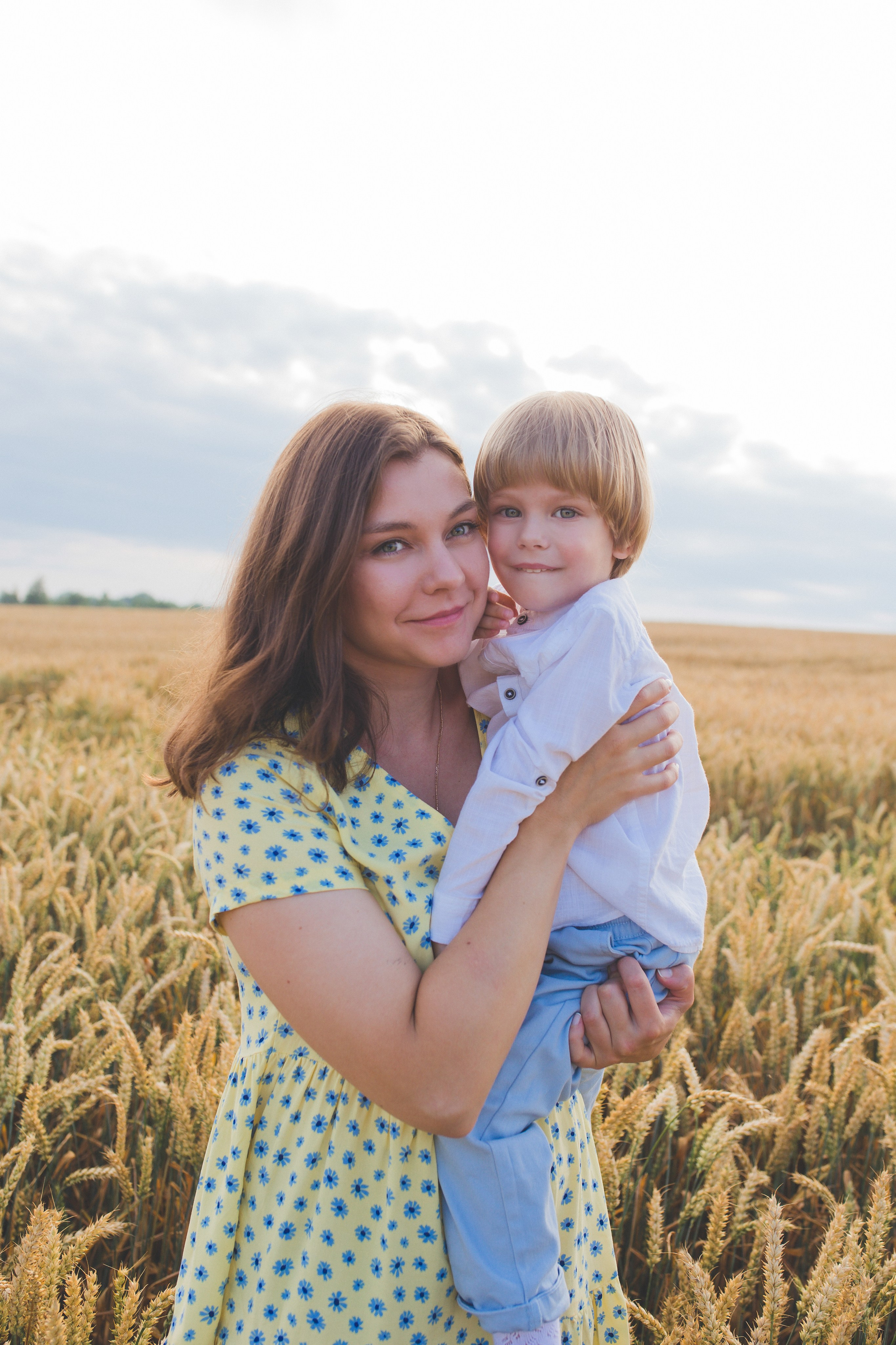 Мама с сыном