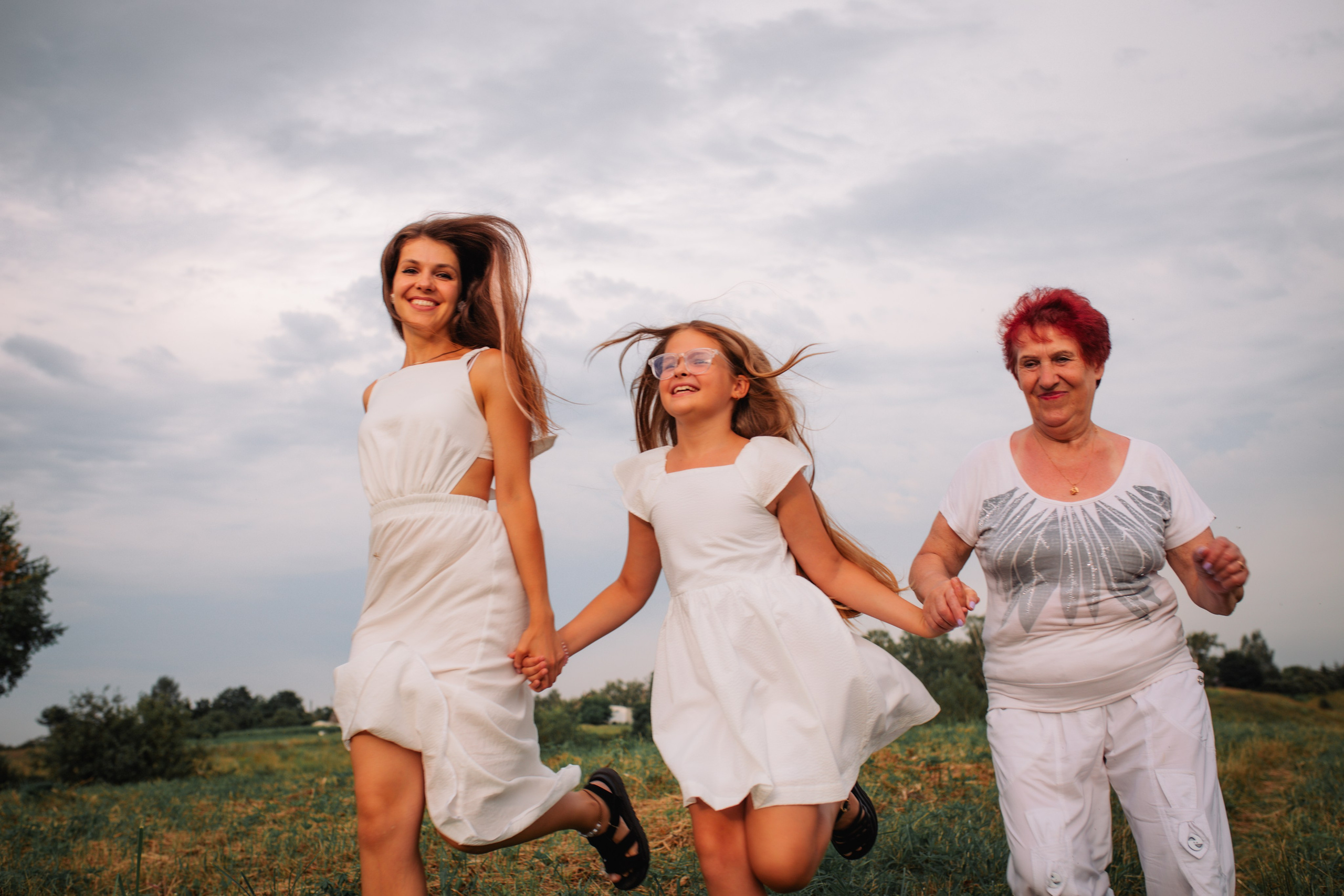 Катюша с семьёй