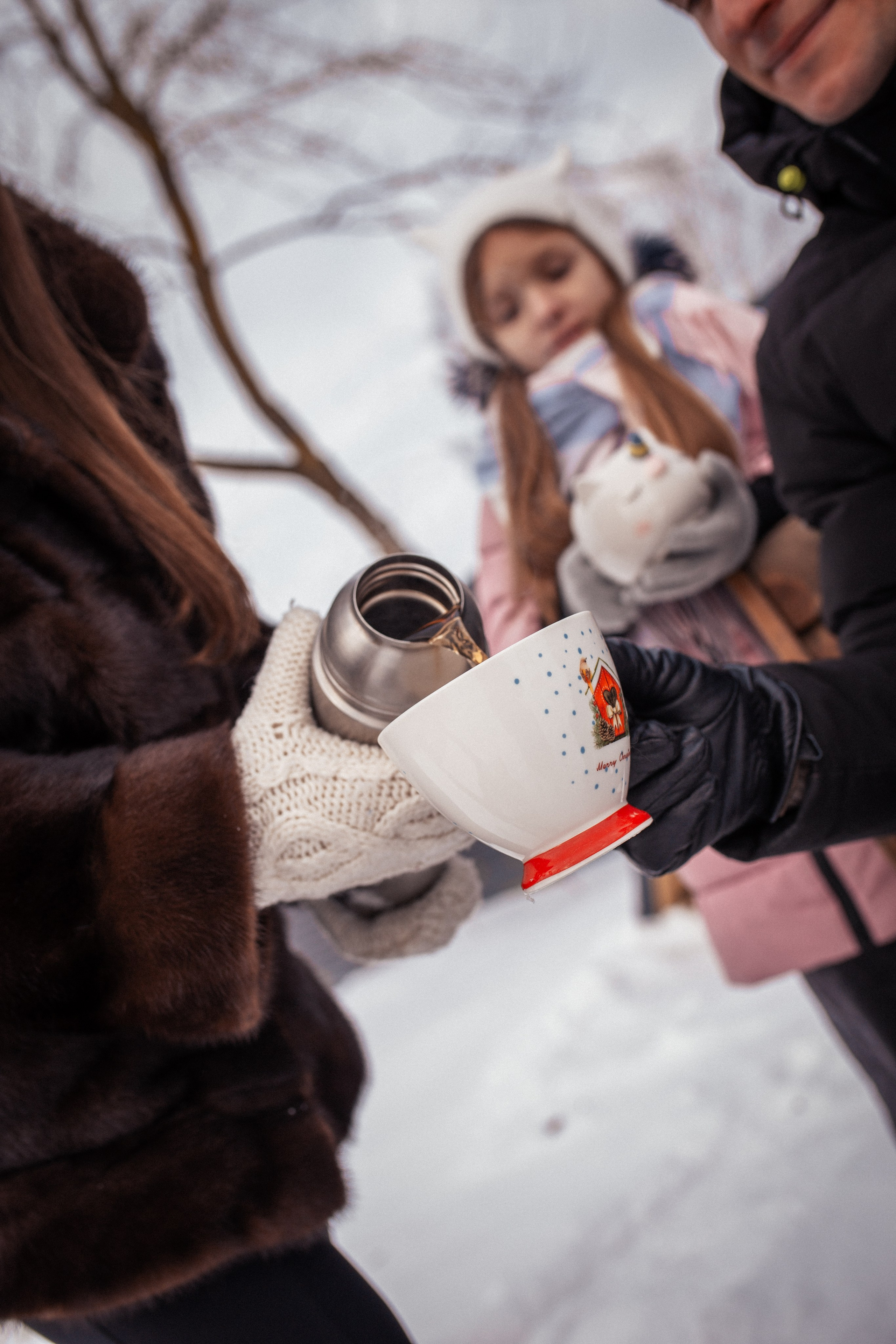 Мария с семьёй