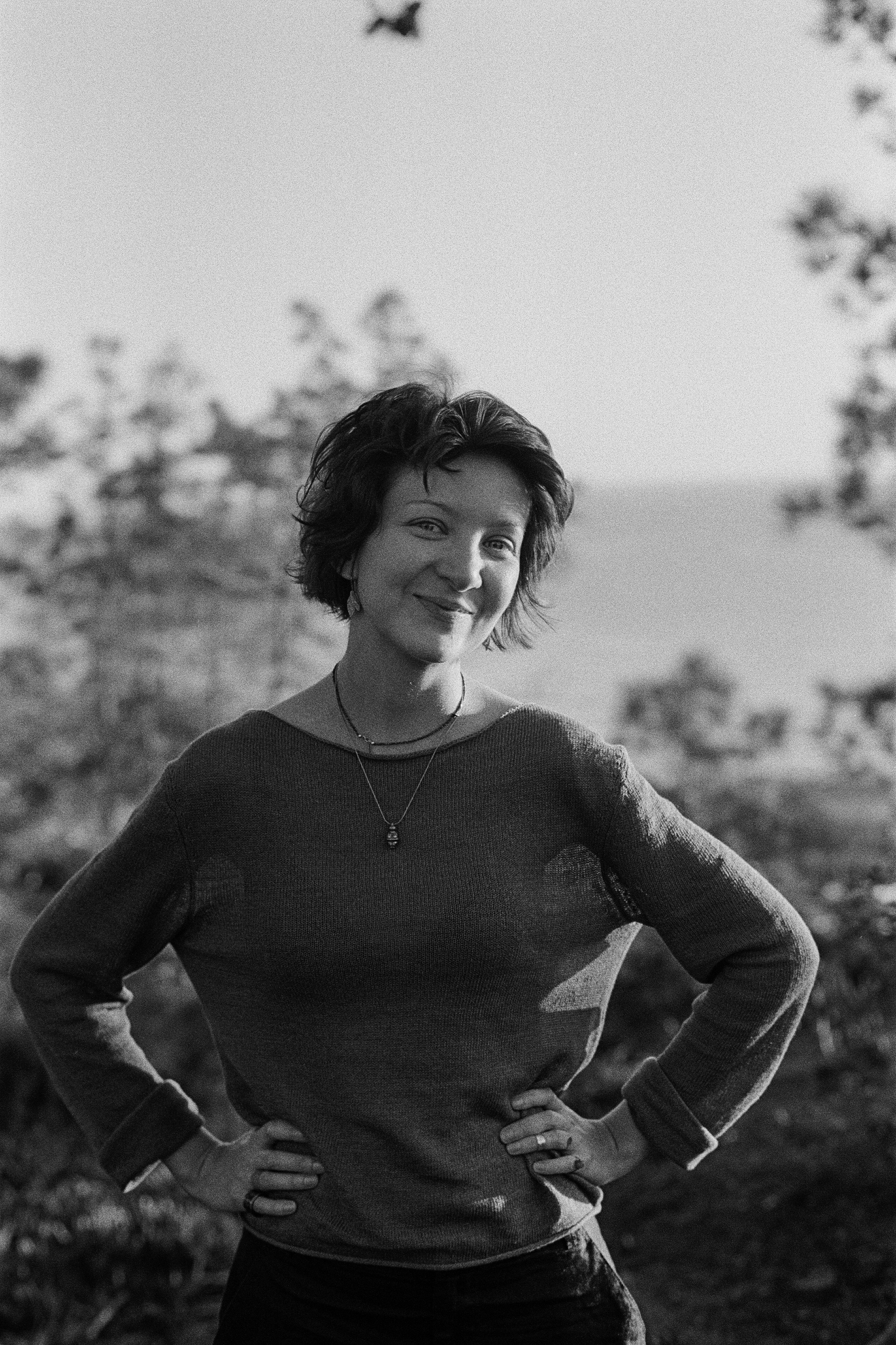 Portraits / b&w. Katya Zimina, film photographer