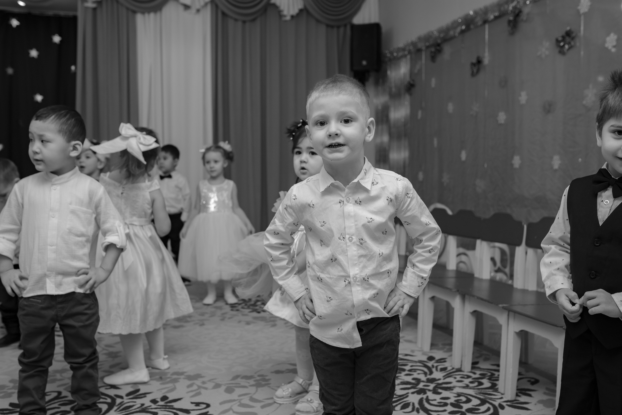 Новогодний утренник в детском саду. Семейный и детский фотограф в Москве Дорогова Екатерина