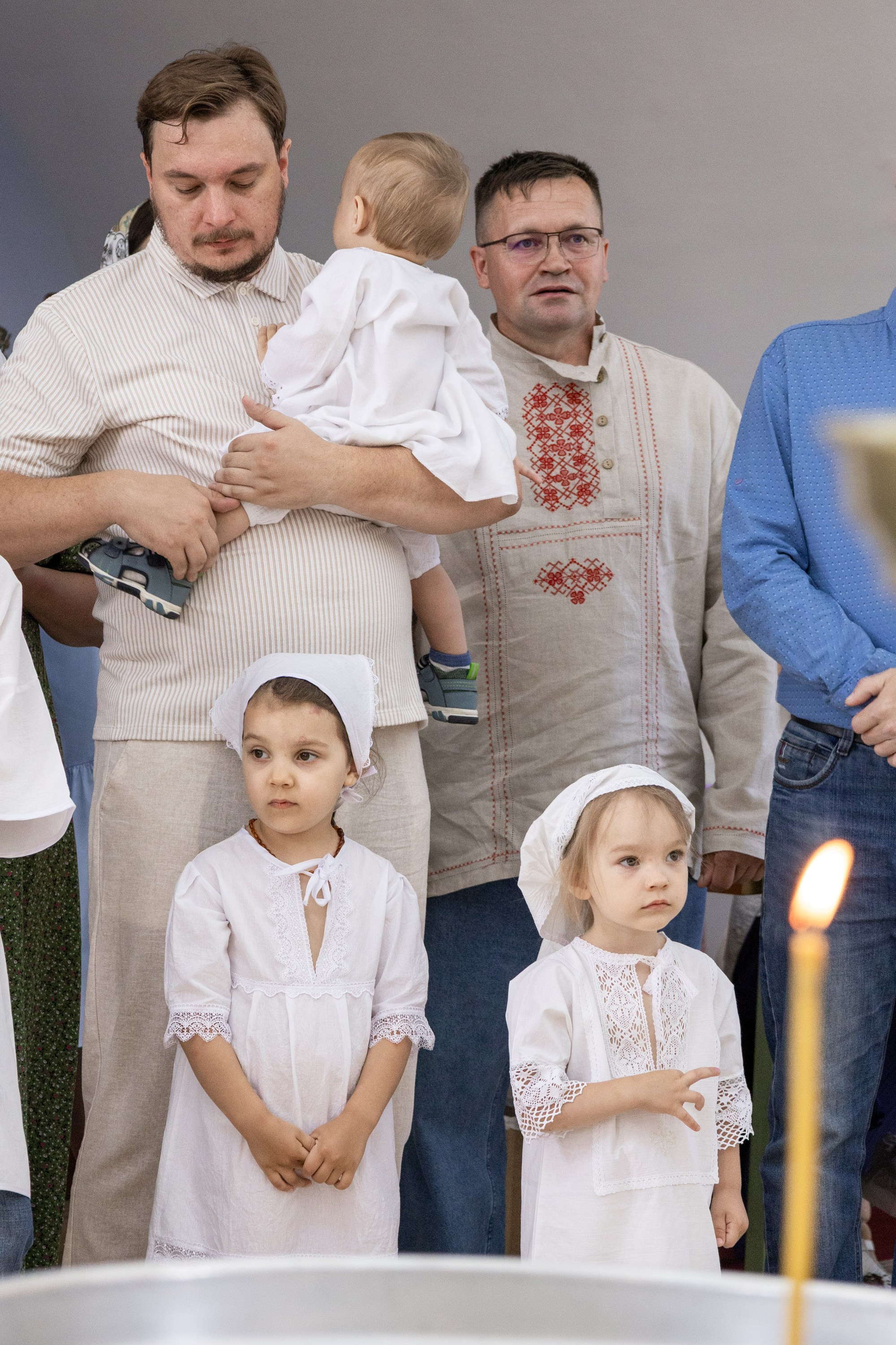 Святое Таинство Крещения Веры, Надежды и Владимира. Семейный и церковный фотограф в Иркутске НАТАЛЬЯ УСОЛЬЦЕВА