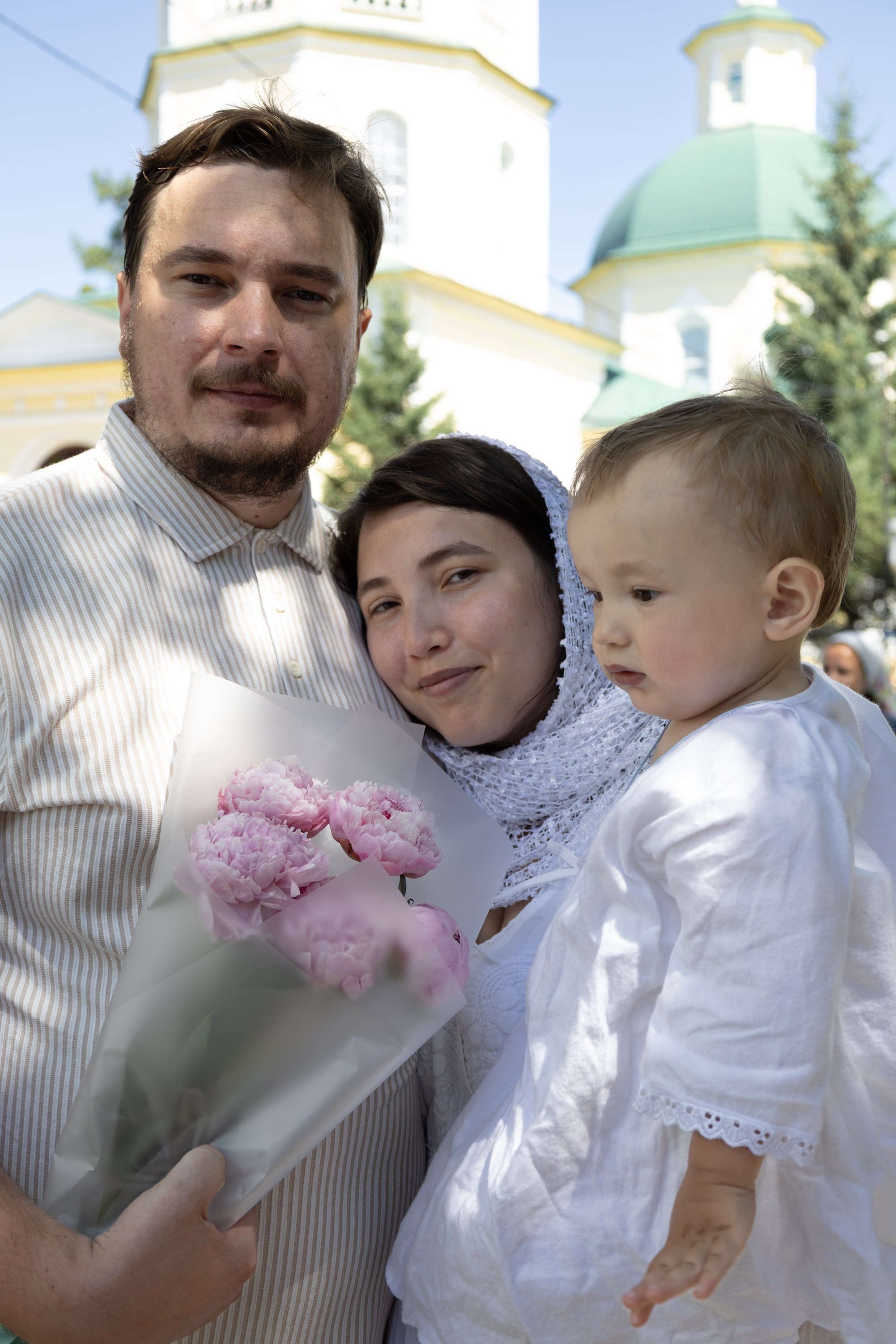Святое Таинство Крещения Веры, Надежды и Владимира. Семейный и церковный фотограф в Иркутске НАТАЛЬЯ УСОЛЬЦЕВА