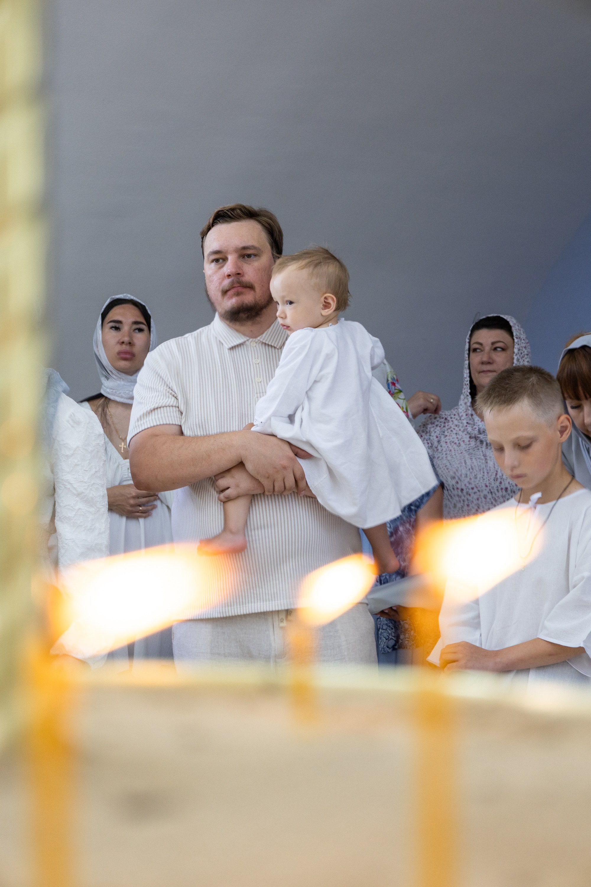 Святое Таинство Крещения Веры, Надежды и Владимира. Семейный и церковный фотограф в Иркутске НАТАЛЬЯ УСОЛЬЦЕВА