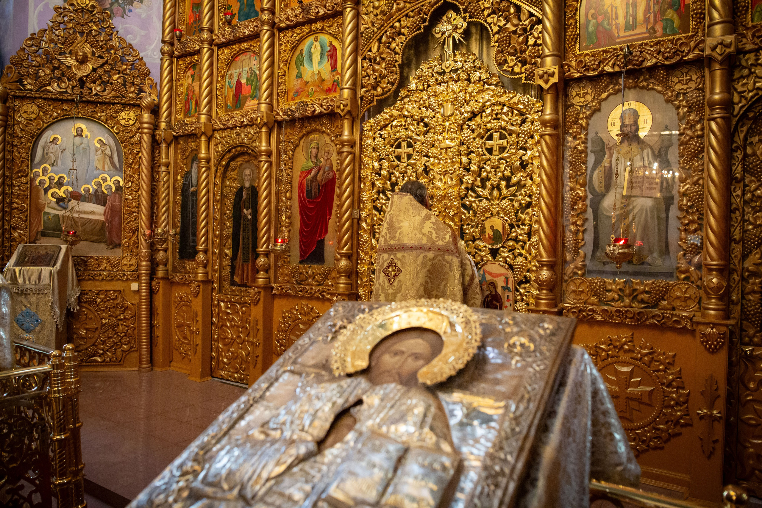 Крещение Амелии. Храм Рождества Христова в с. Михалево. Семейный и детский фотограф Анна Петракова