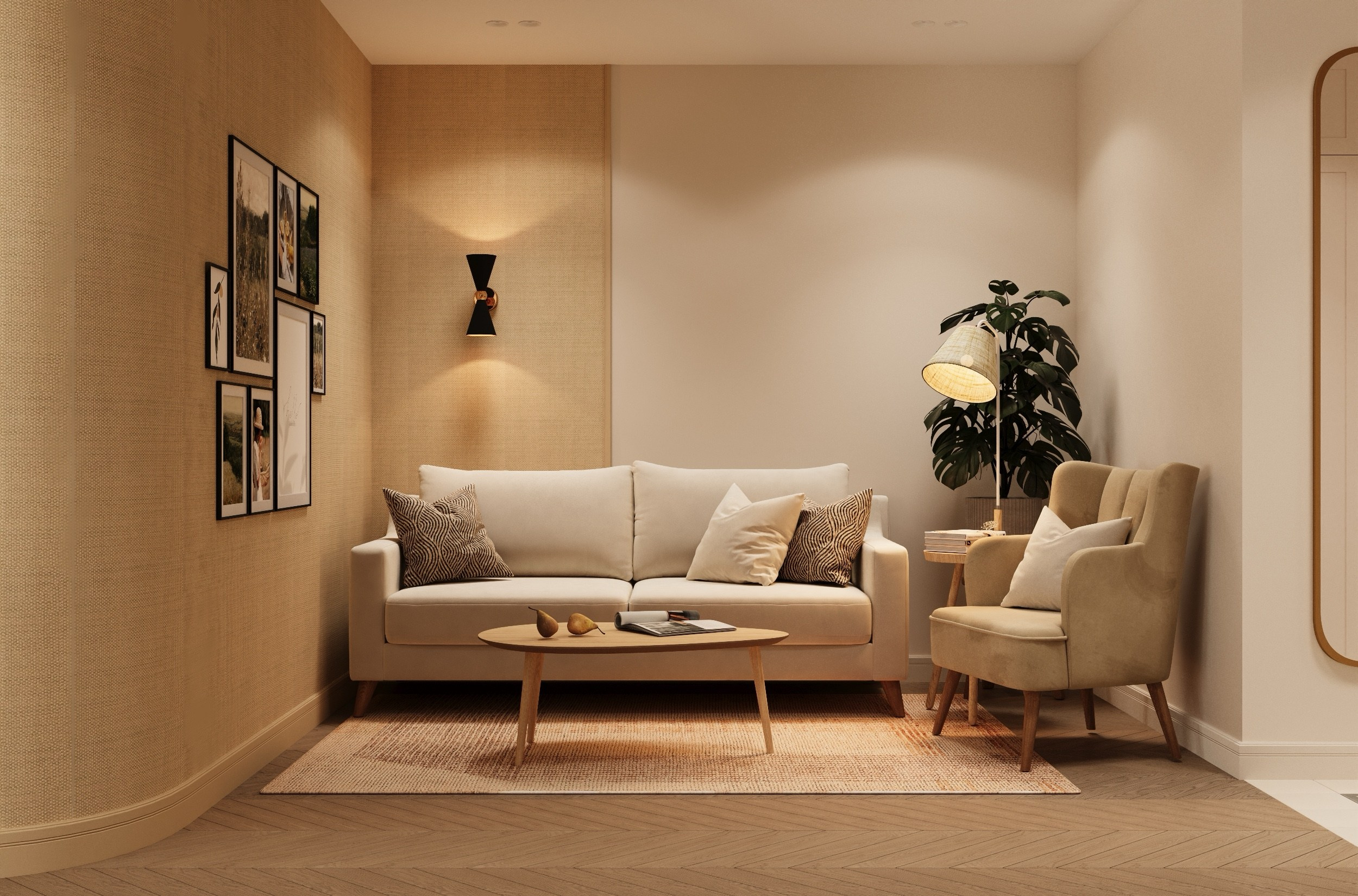 Квартира по ул. Гастелло 54.5 м². Дизайнер интерьера квартир и частных домов в Казани