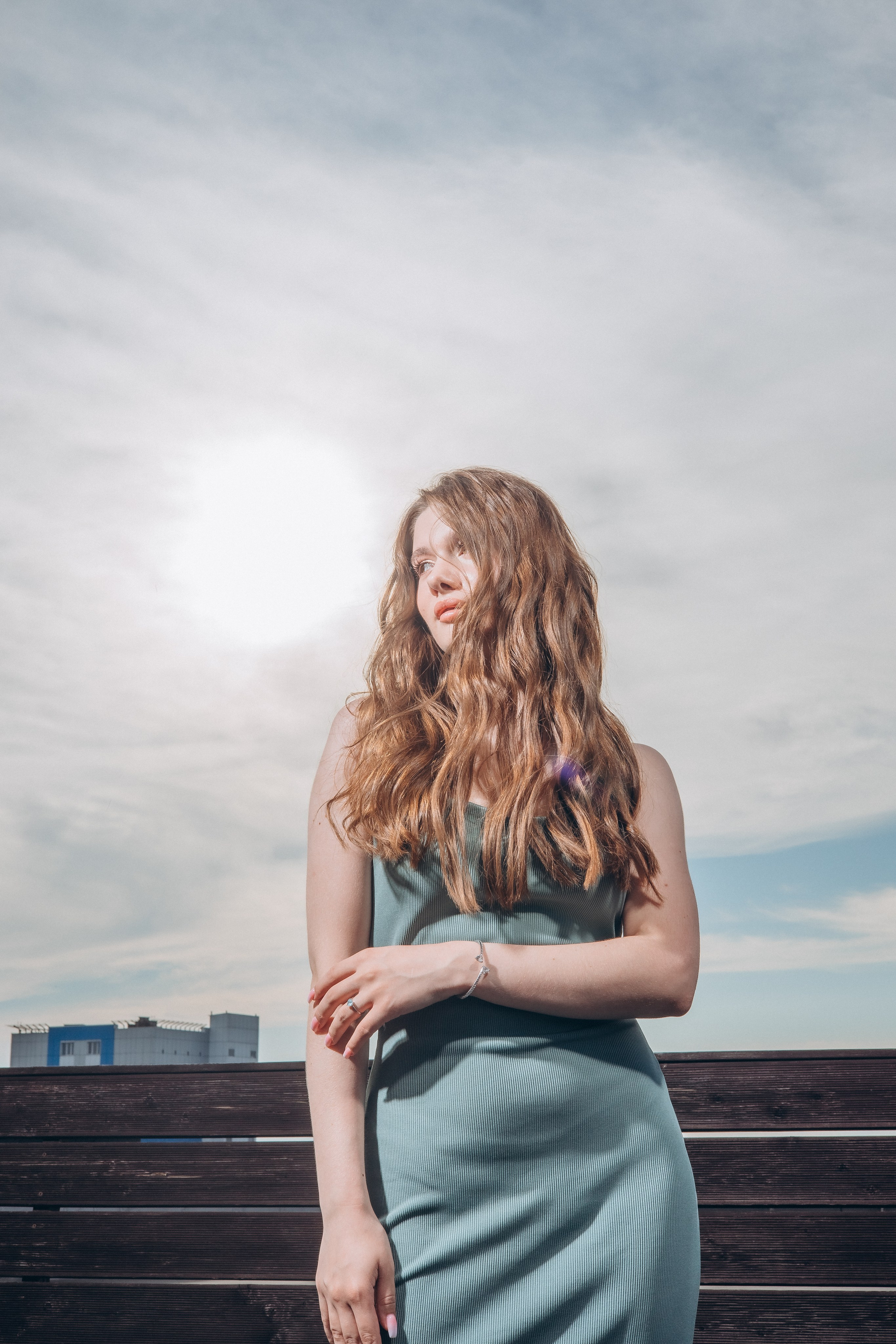 Закат на крыше — цветочная фотосессия. Семейный, детский, женский фотограф в Новосибирске Оля Борисова