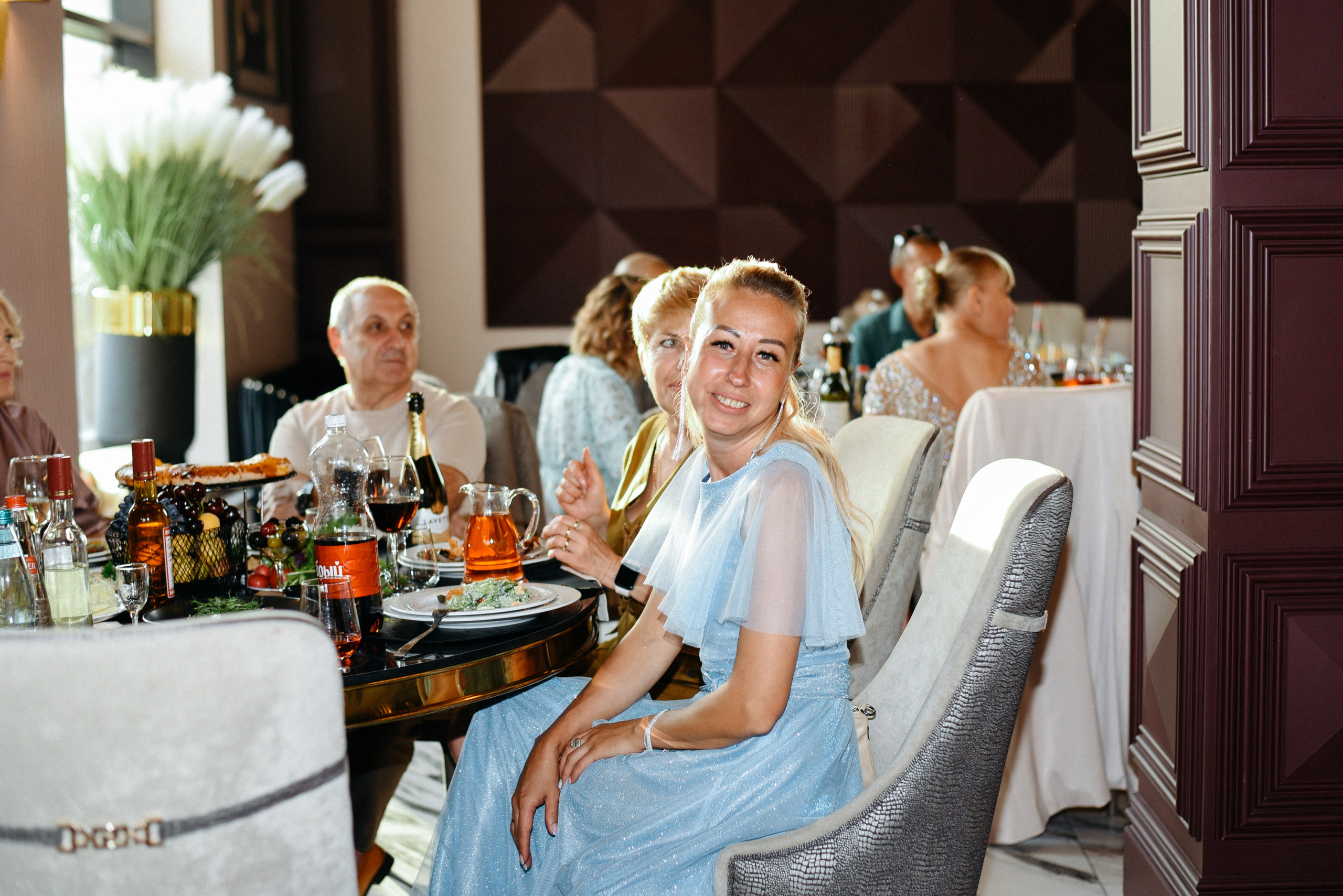 Виктор и Ангелина Банкет на 100 гостей Ресторан Segreto. Фотограф Лола Волна, город Москва