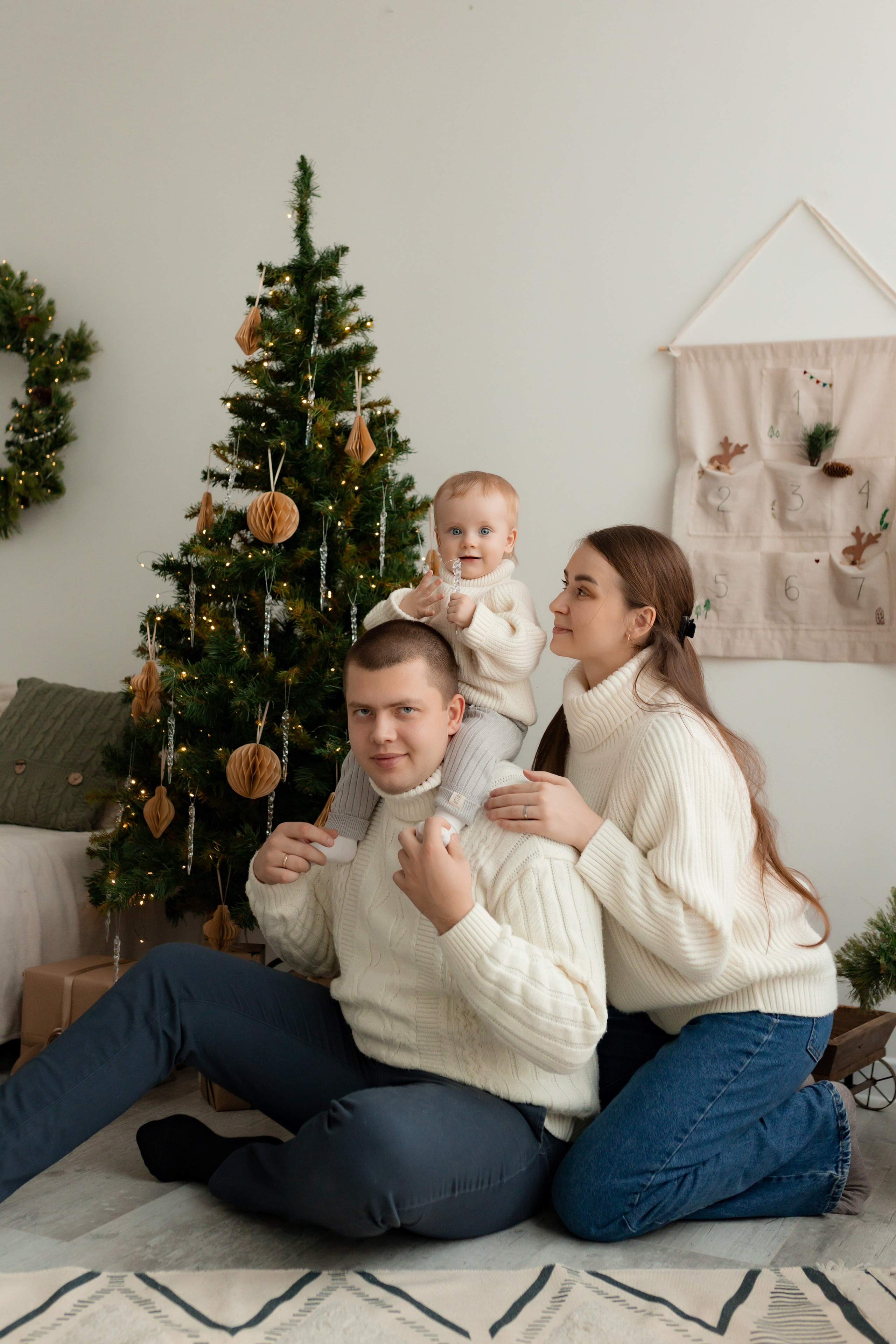 Новогодние съёмки. Интерьерная фотостудия в г. Барнаул