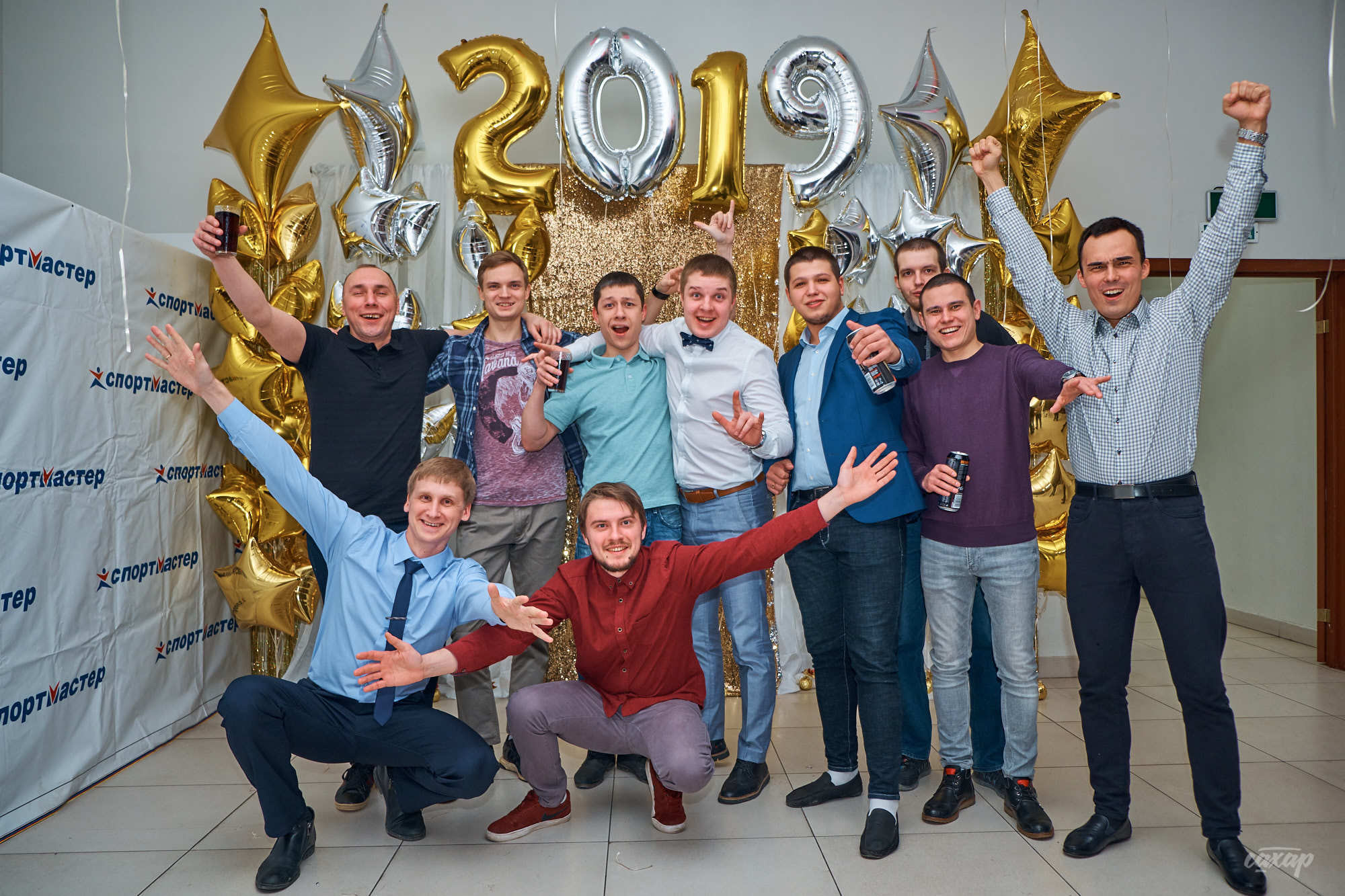 Спортмастер. Новогодний корпоратив. Фотограф на праздник в Екатеринбур. Профессиональный фотограф в Екатеринбурге Юра Сахар