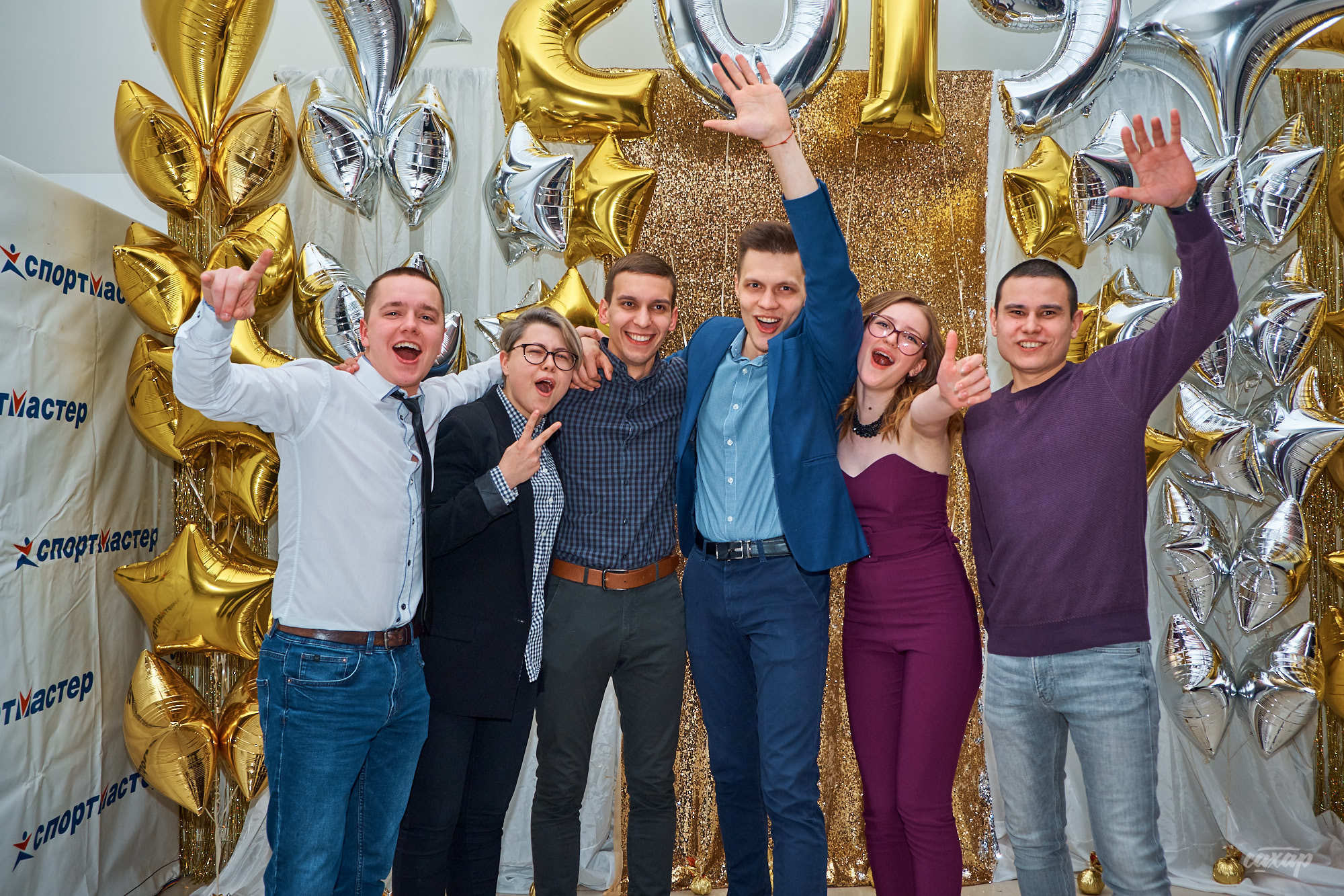 Спортмастер. Новогодний корпоратив. Фотограф на праздник в Екатеринбур. Профессиональный фотограф в Екатеринбурге Юра Сахар