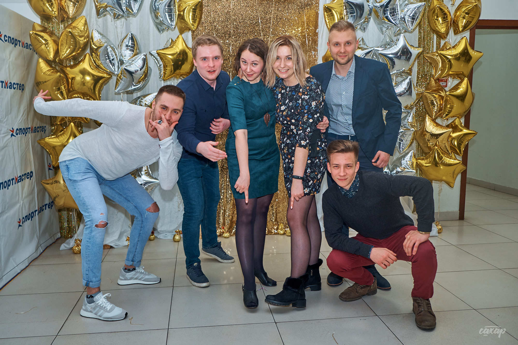 Спортмастер. Новогодний корпоратив. Фотограф на праздник в Екатеринбур. Профессиональный фотограф в Екатеринбурге Юра Сахар