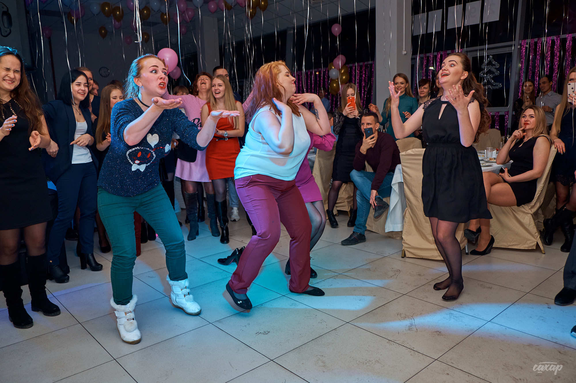 Спортмастер. Новогодний корпоратив. Фотограф на праздник в Екатеринбур. Профессиональный фотограф в Екатеринбурге Юра Сахар