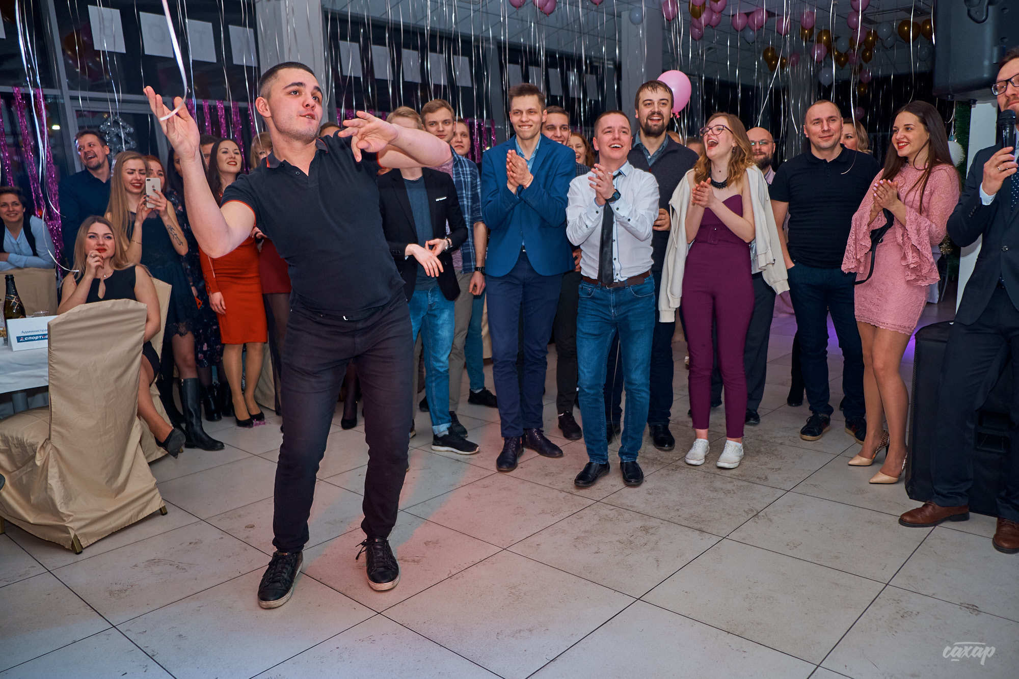 Спортмастер. Новогодний корпоратив. Фотограф на праздник в Екатеринбур. Профессиональный фотограф в Екатеринбурге Юра Сахар