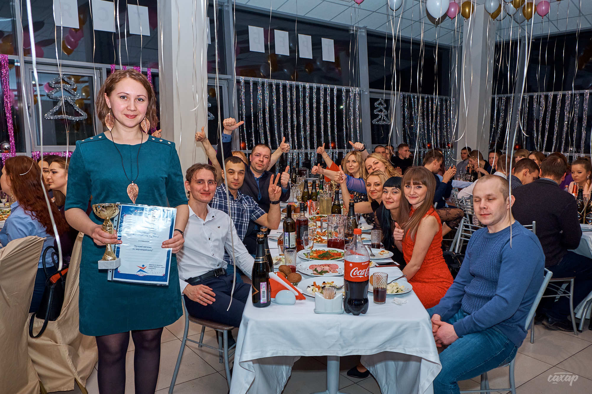 Спортмастер. Новогодний корпоратив. Фотограф на праздник в Екатеринбур. Профессиональный фотограф в Екатеринбурге Юра Сахар