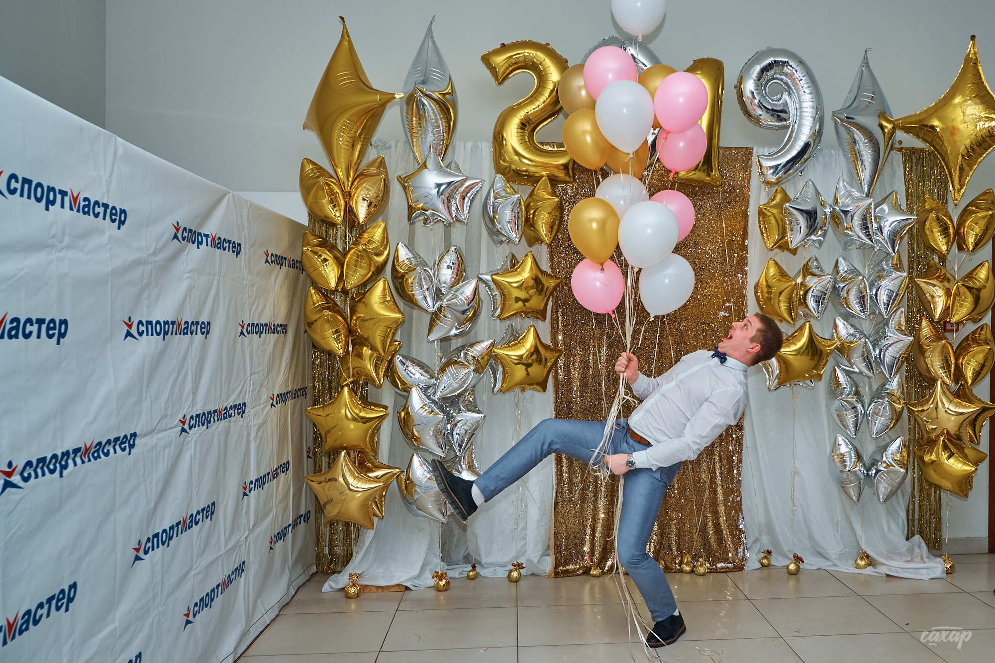 Спортмастер. Новогодний корпоратив. Фотограф на праздник в Екатеринбур. Профессиональный фотограф в Екатеринбурге Юра Сахар