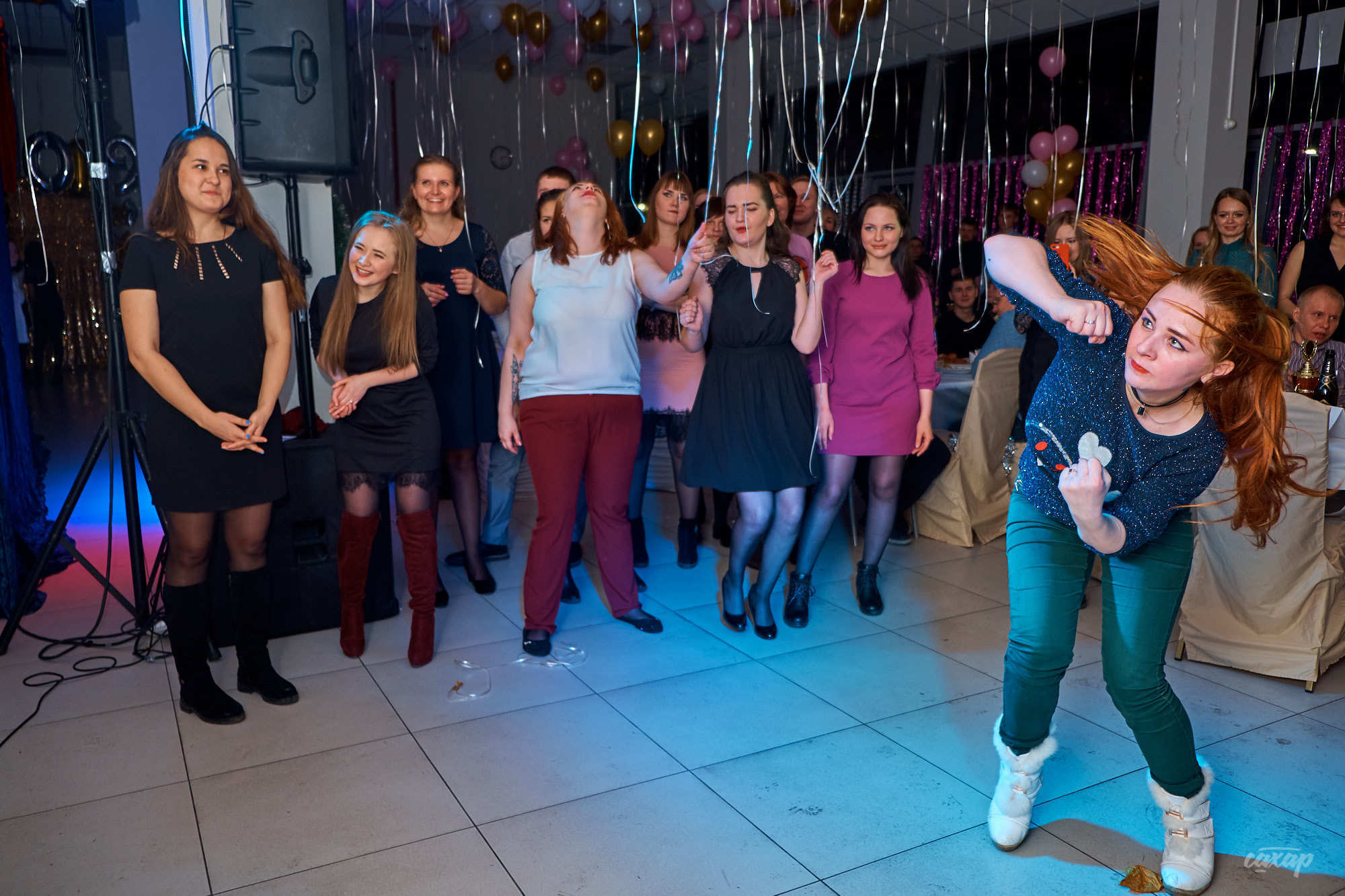 Спортмастер. Новогодний корпоратив. Фотограф на праздник в Екатеринбур. Профессиональный фотограф в Екатеринбурге Юра Сахар