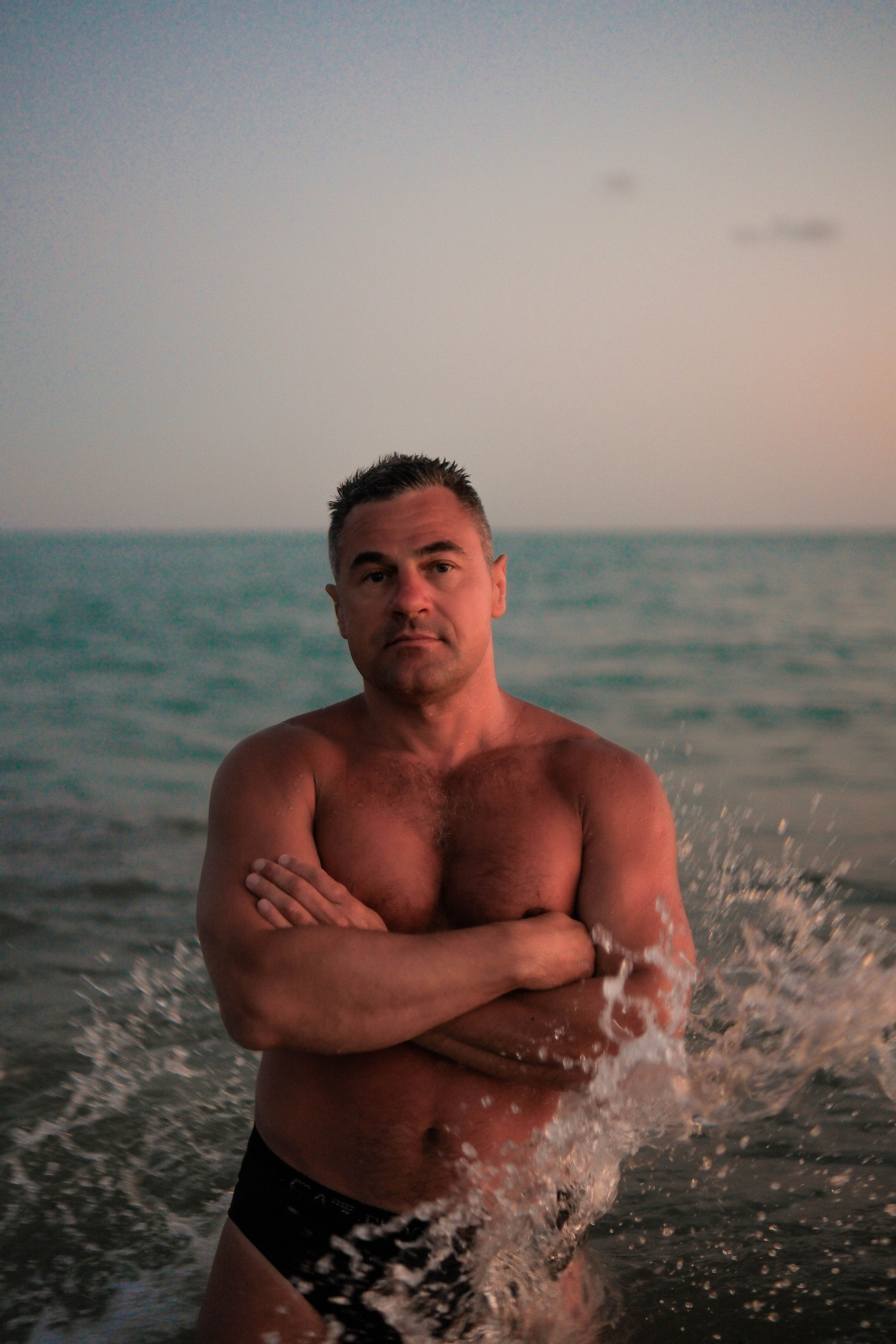 Андрей на пляже. Фотограф Черненко Дарья