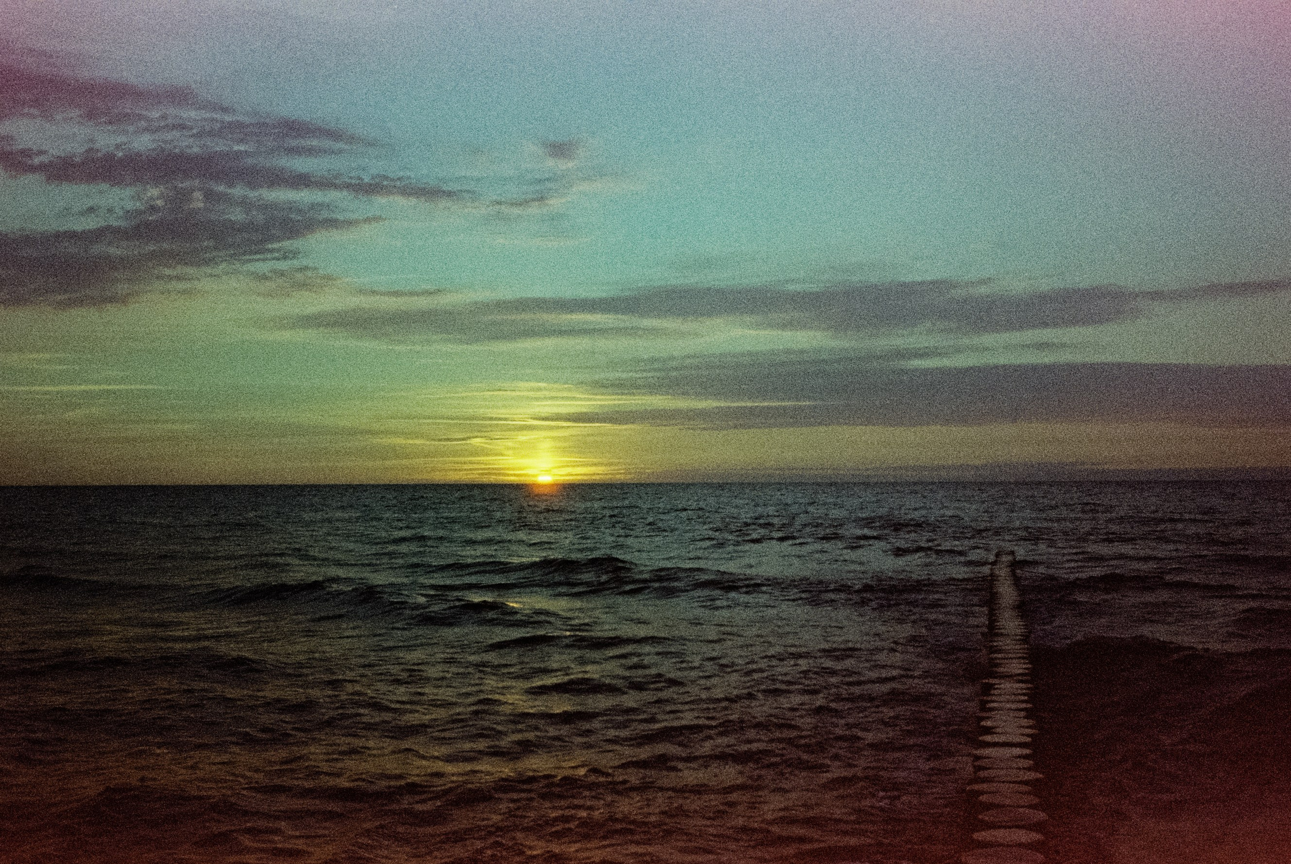 Зеленоградск. Закат на пляже. Фотограф-документалист Мария Осокина