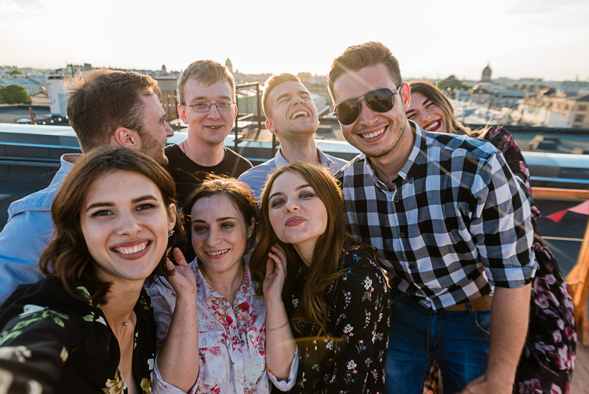 Вечеринка на крыше. Свадебный и семейный фотограф из Санкт-Петербурга Климов Анатолий