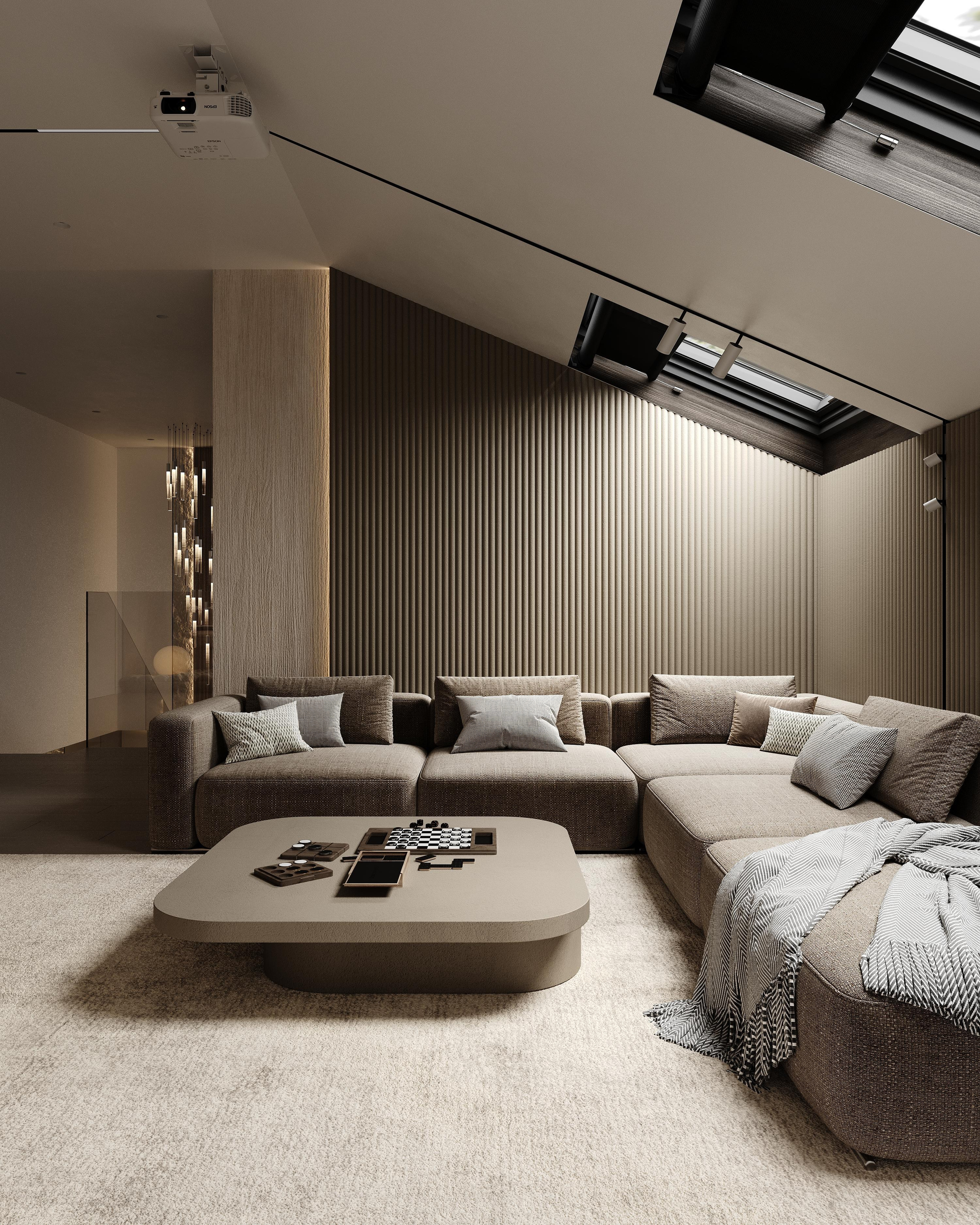 Чердачный этаж. Дизайнер интерьера Еремина Юлия