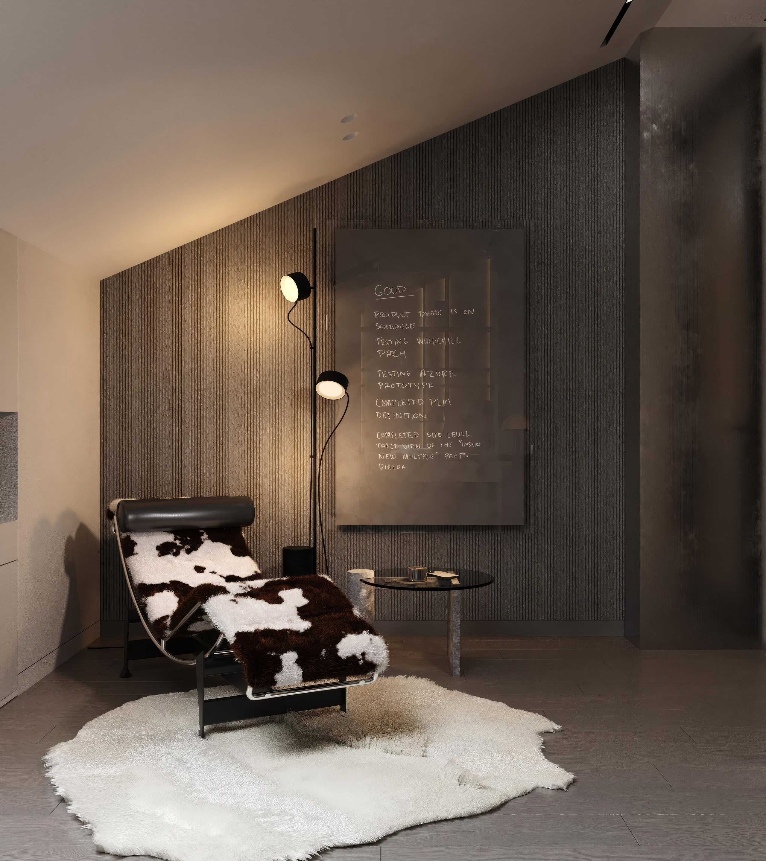 Кабинет в загородном доме. Дизайнер интерьера Еремина Юлия