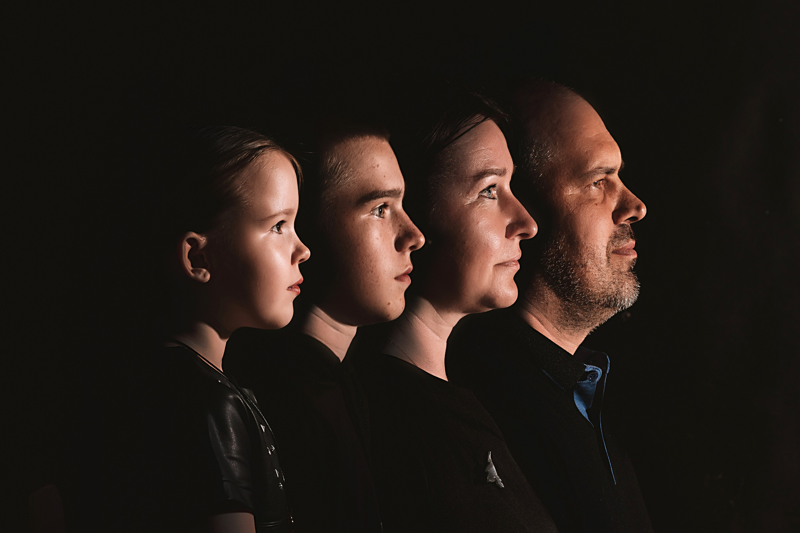 Профили. Семейный фотограф Тюмень, фотограф на роды Салмина Мария