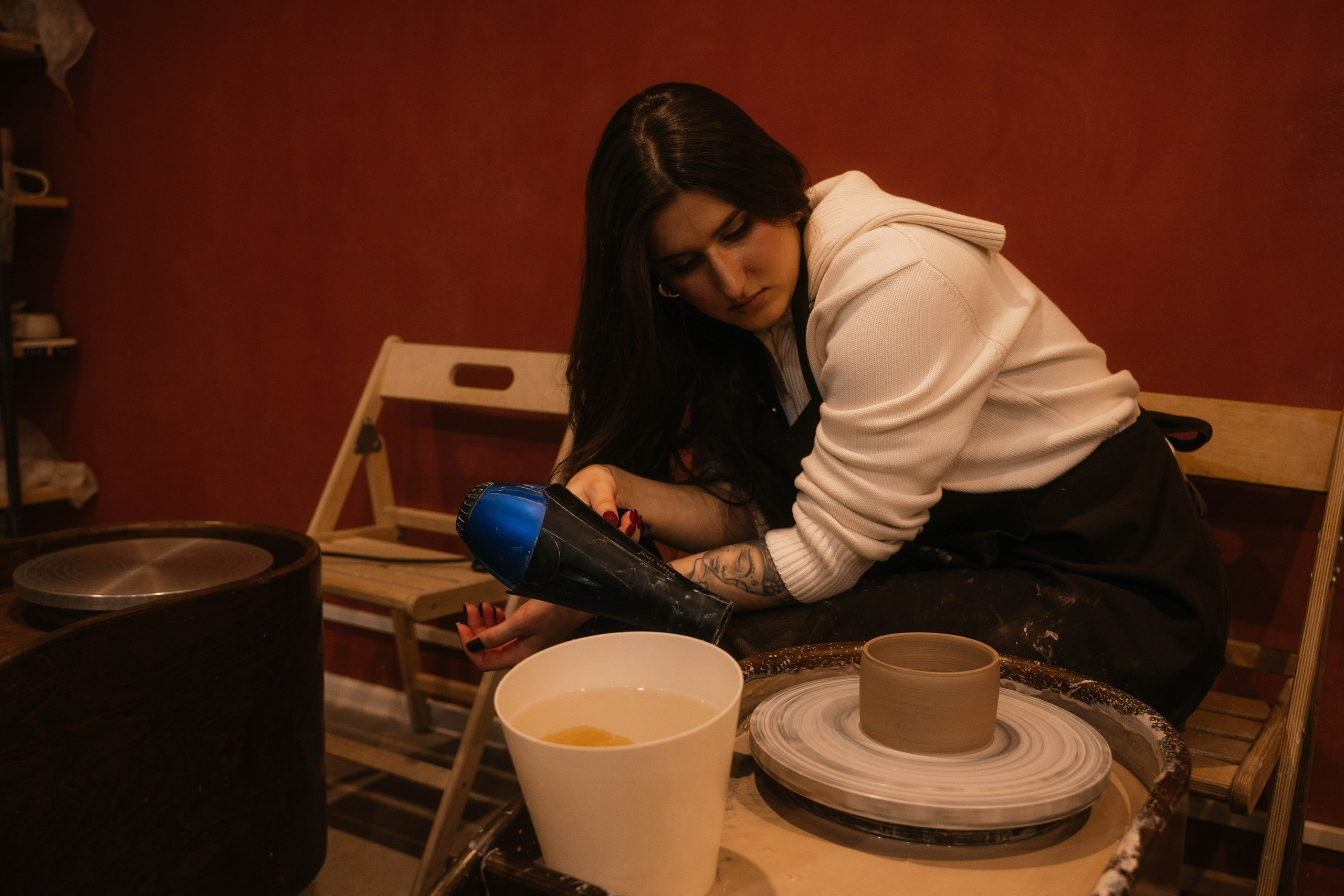 День рождения в гончарной мастерской. Свадебный, семейный фотограф в Рязани Лена Брант