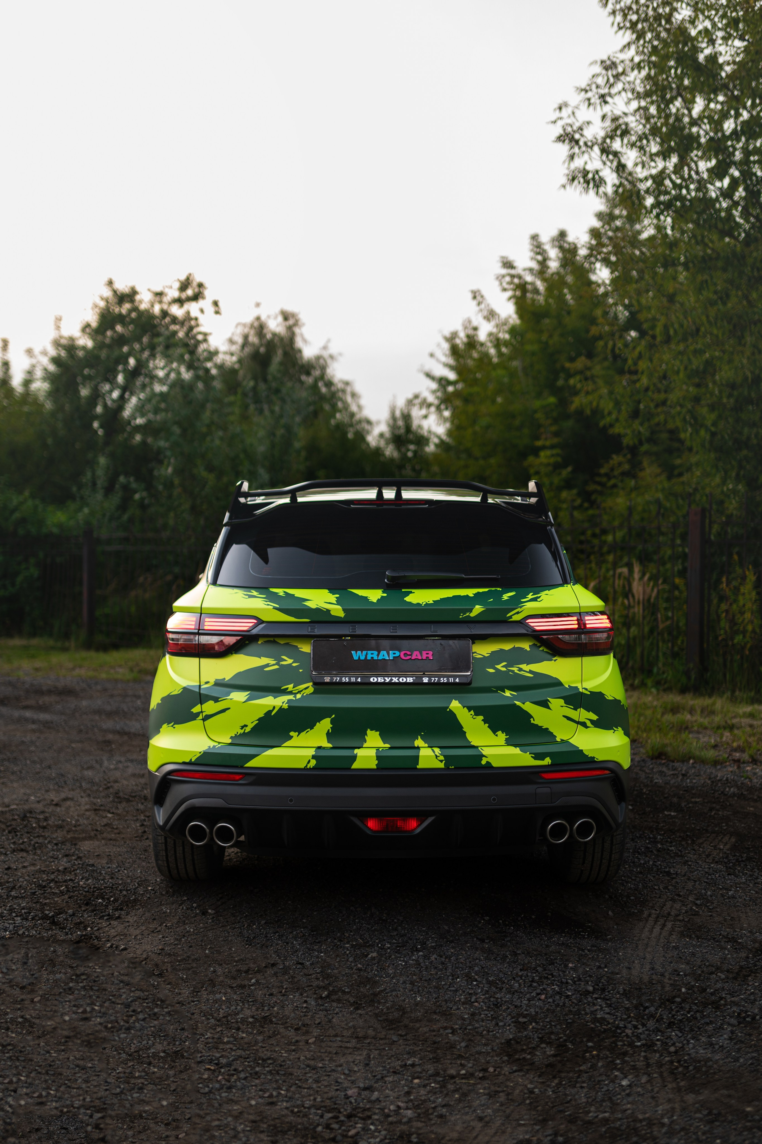 Винилография на Geely Coolray. Студия дизайна и оклейки авто Barmaley Design