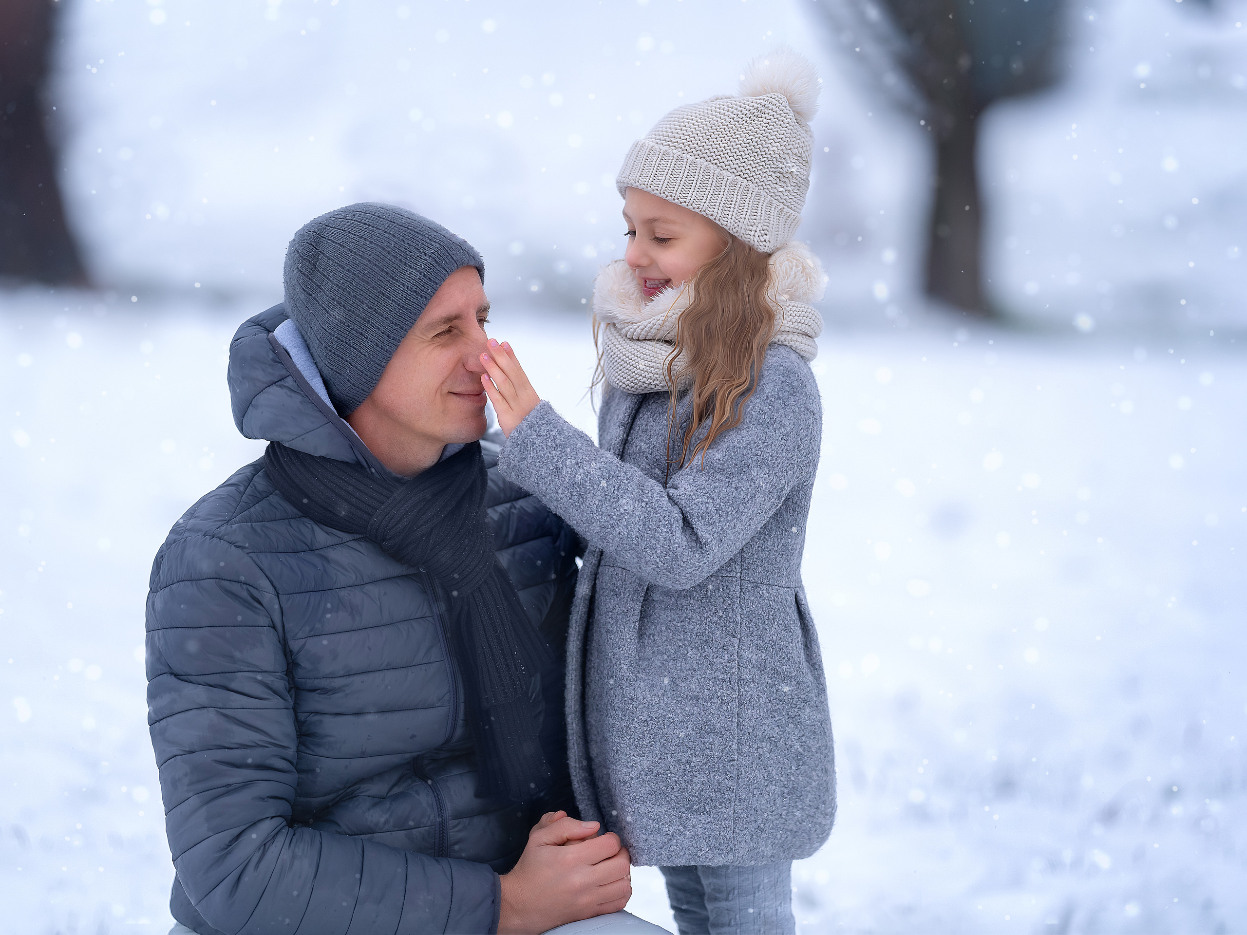 La prima neve. Maria Lebedeva fotografa di bambini e famiglie a Torino e provincia