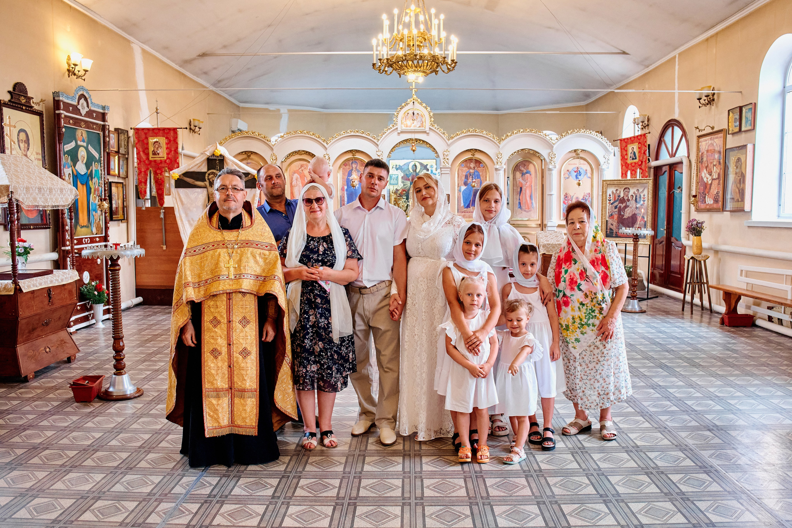 Венчание. Храм Вознесения Господня. с. Новобессергеневка Неклиновского района. Фотограф Таганрог Анна Трайжон