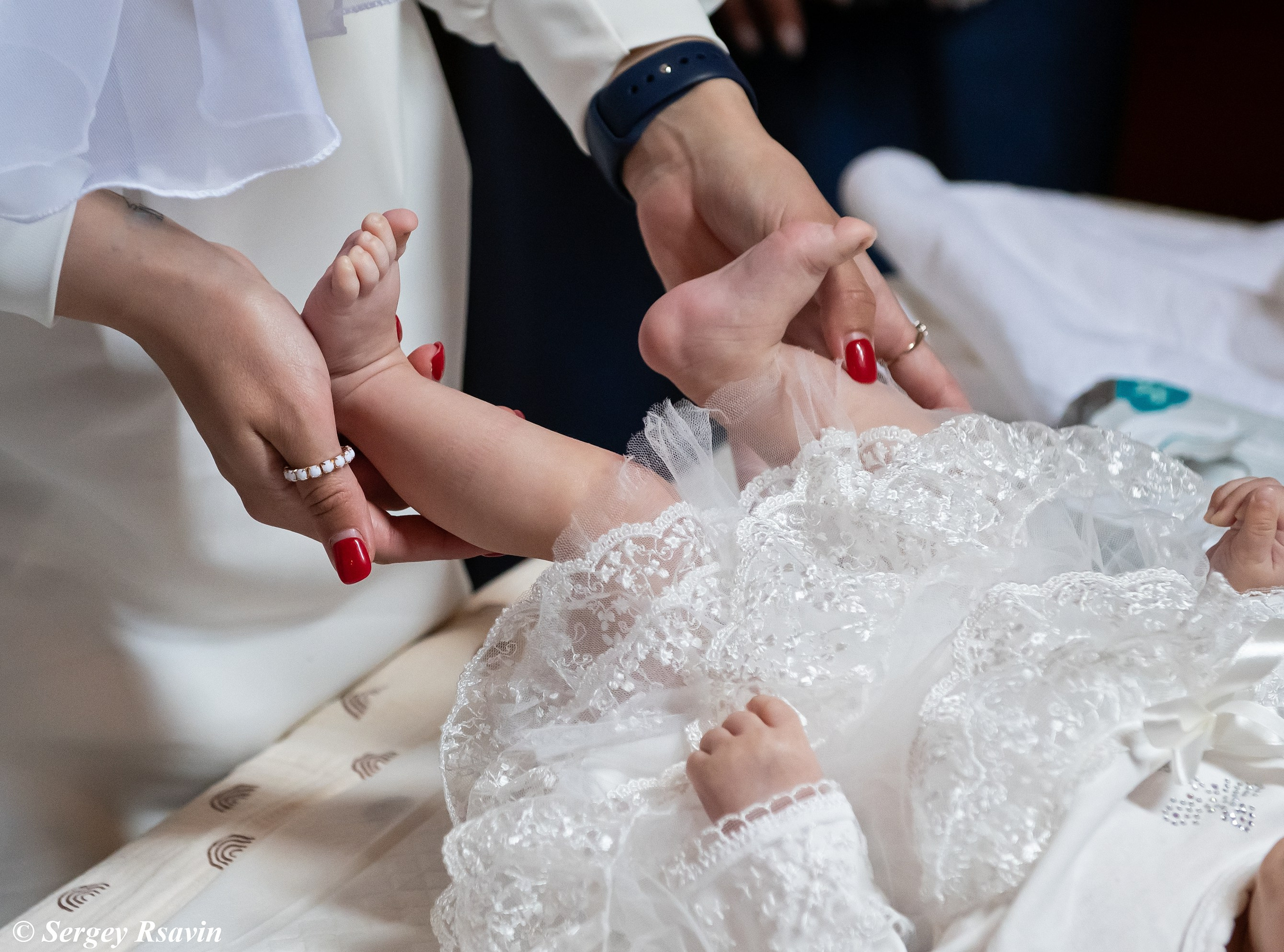 Съемка крещения. Фотограф в Москве Сергей Рсавин