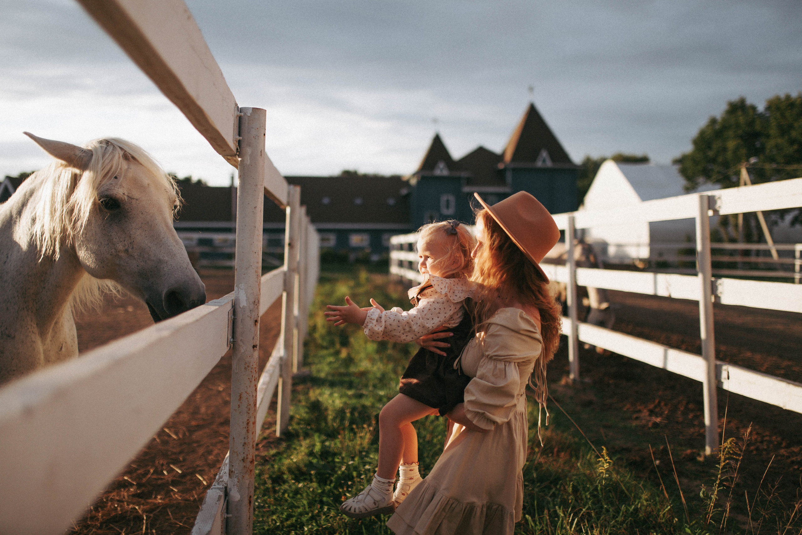 Одним тёплым вечером на ферме с лошадками. Свадебный и семейный фотограф в Нижнем Новгороде