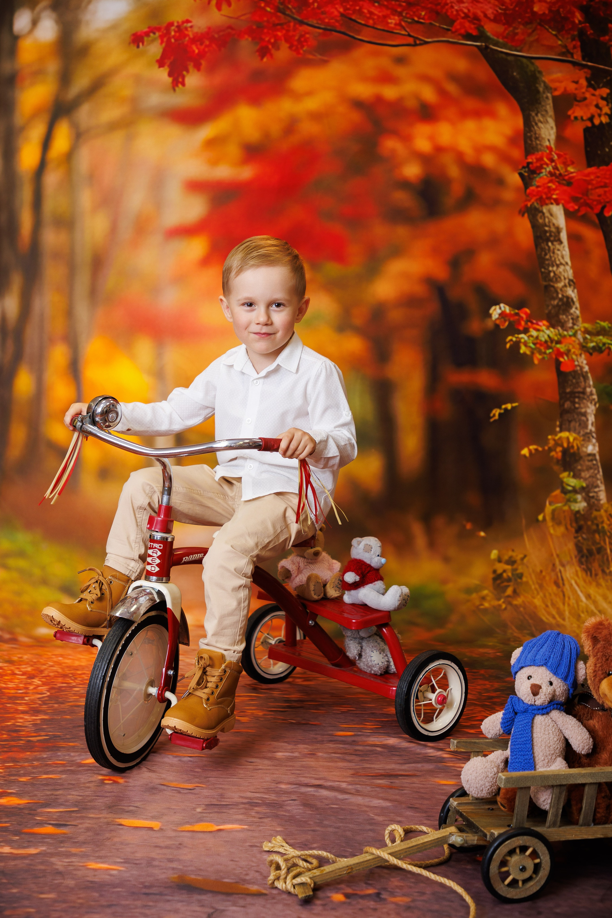 Велосипед. Детская фотостудия Москва